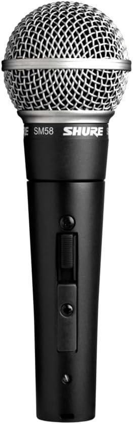 Shure SM58S Cardioid Dynamic Vocal Microphone with On/Off Switch.. -OPEN BOX