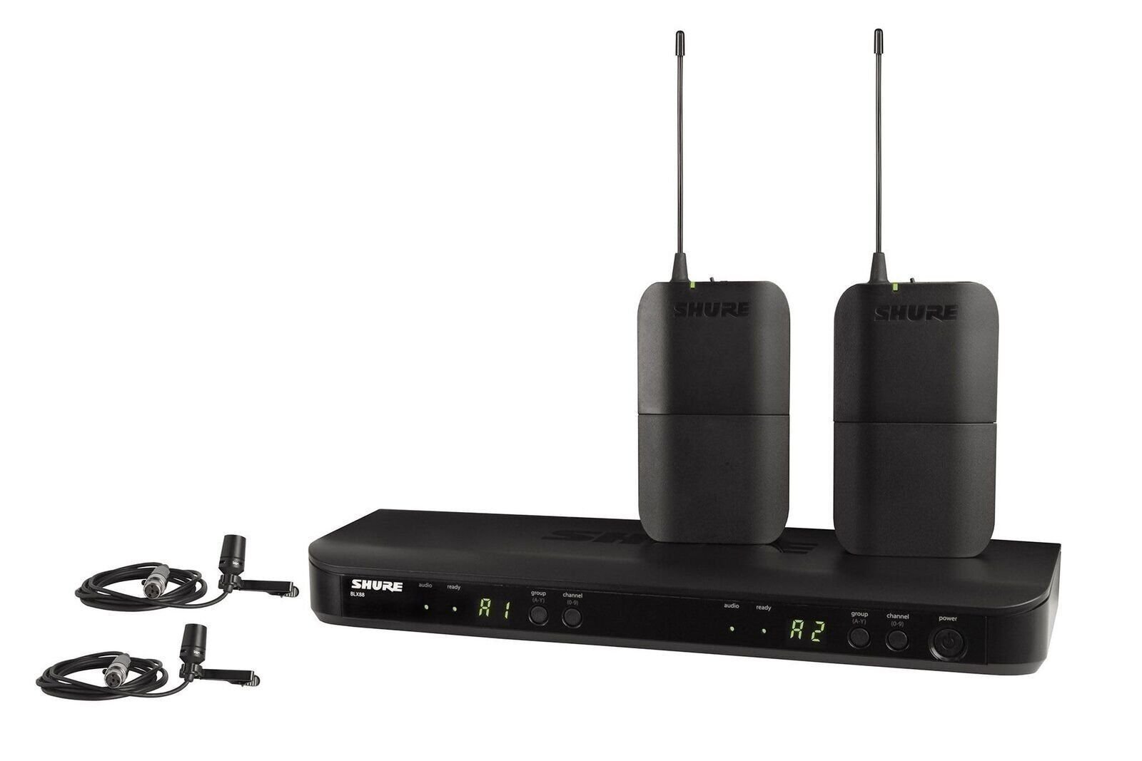Shure BLX188/CVL UHF Wireless Microphone System -Perfect for Interviews-OPEN BOX