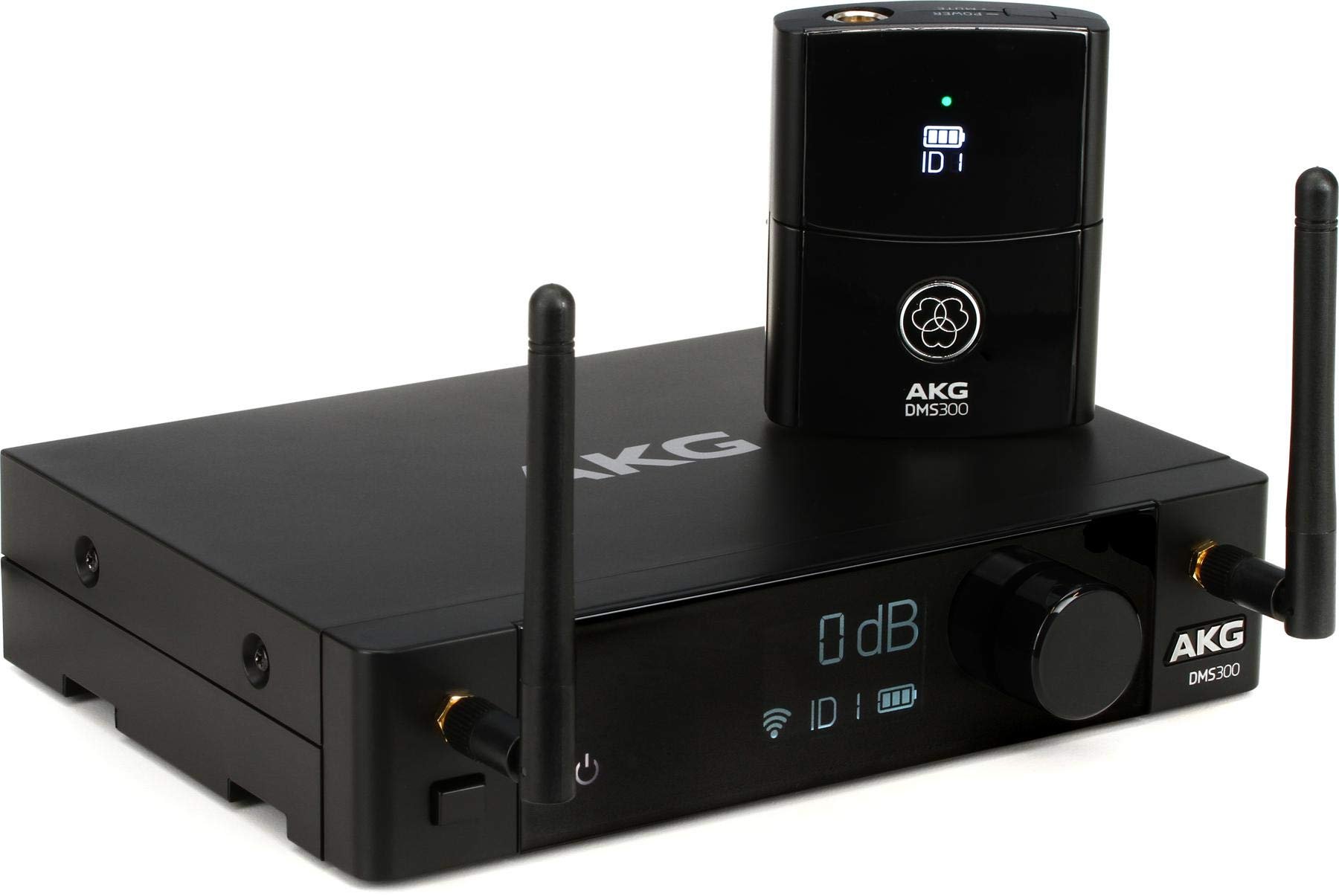 AKG Pro Audio DMS300 Digital Wireless Handheld Microphone System with SR300...