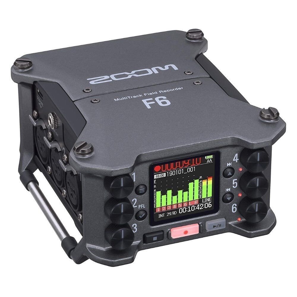 Zoom F6 14 Tracks 32 Bits 6 Inputs Field Recorder -OPEN BOX
