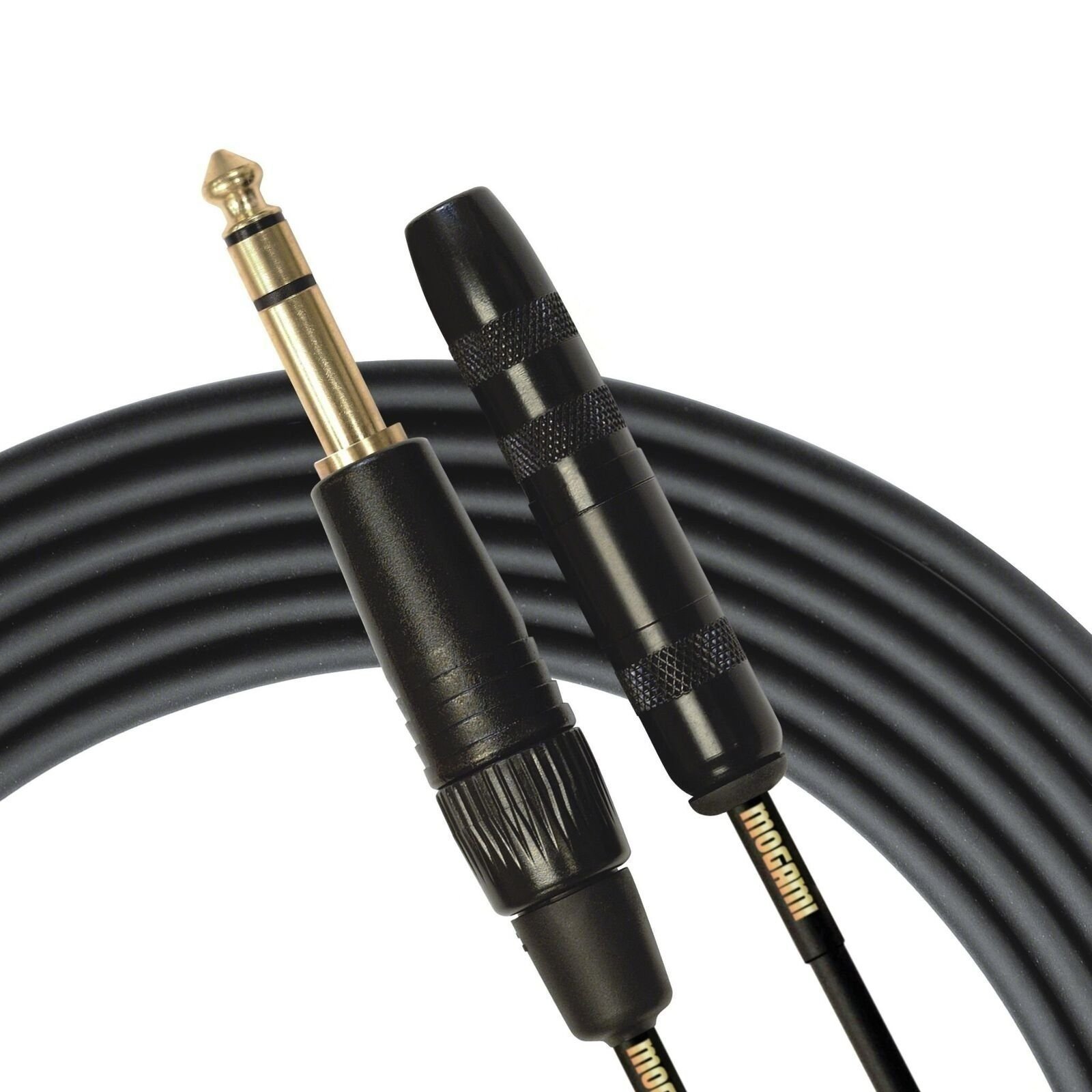 Mogami Gold EXT-25 Balanced Line/Headphone Extension Cable, 1/4" TRS Inline F...