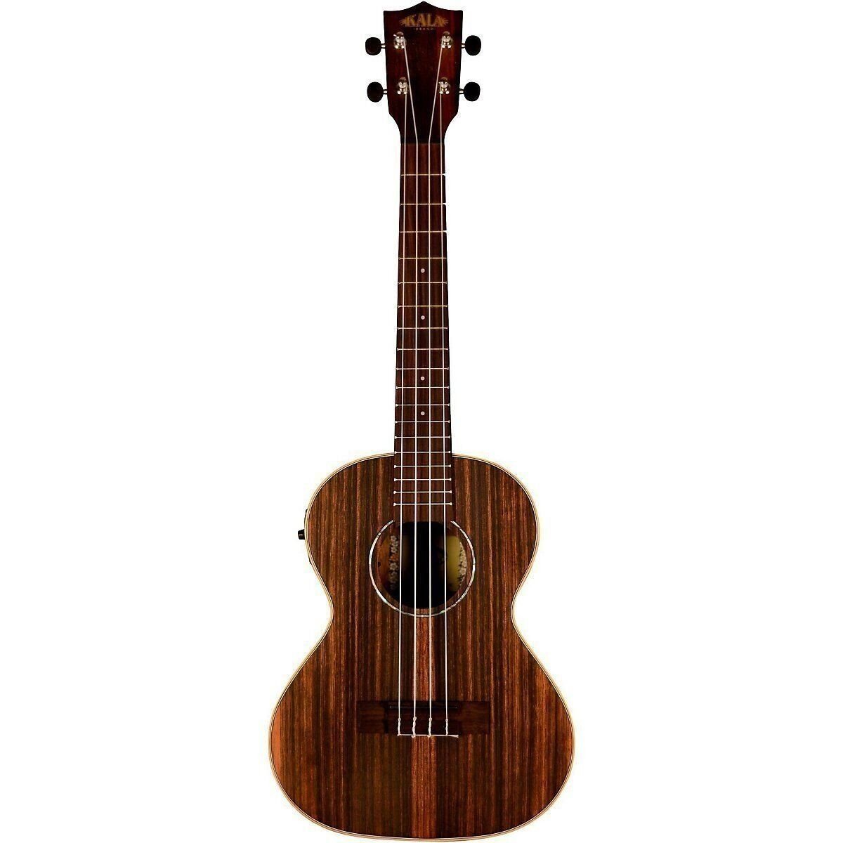 Kala KA-EBY-TE Ebony Tenor Acoustic-Electric Ukulele -OPEN BOX