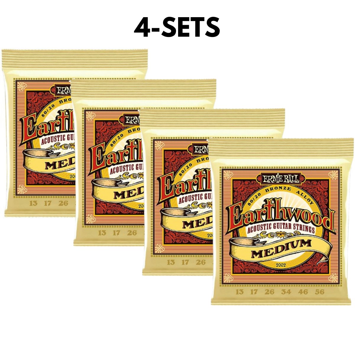 Ernie Ball Medium 80/20 Bronze 13-56 Acoustic Guitar Strings 2002 SEE OPTIONS - Picture 13 of 17