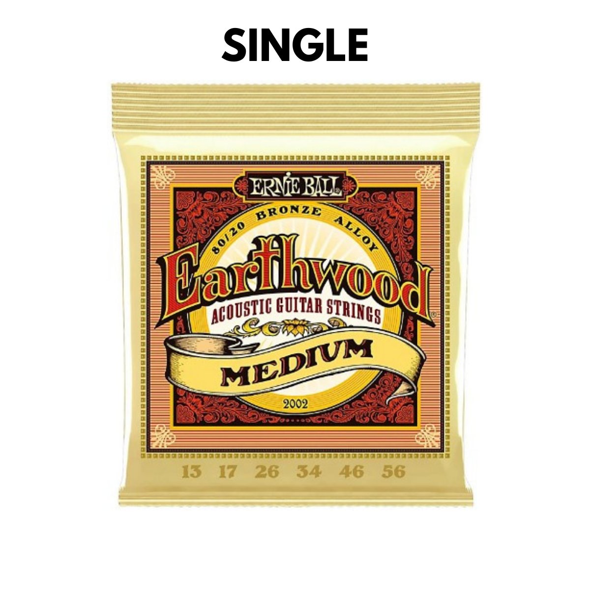 Ernie Ball Medium 80/20 Bronze 13-56 Acoustic Guitar Strings 2002 SEE OPTIONS - Picture 10 of 17