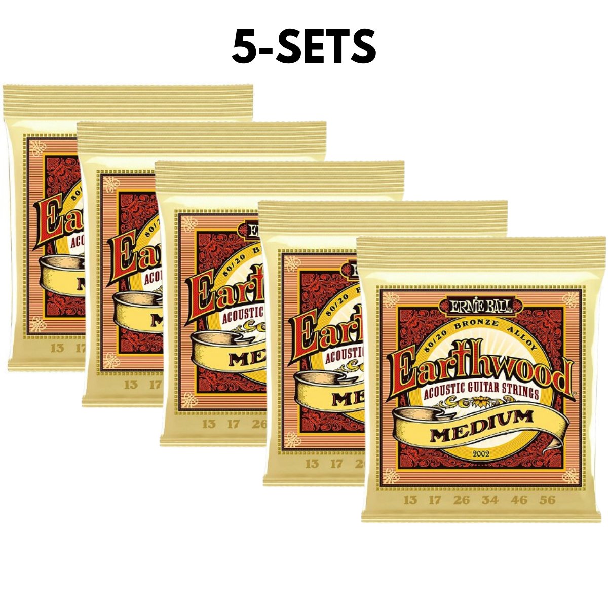 Ernie Ball Medium 80/20 Bronze 13-56 Acoustic Guitar Strings 2002 SEE OPTIONS - Picture 14 of 17