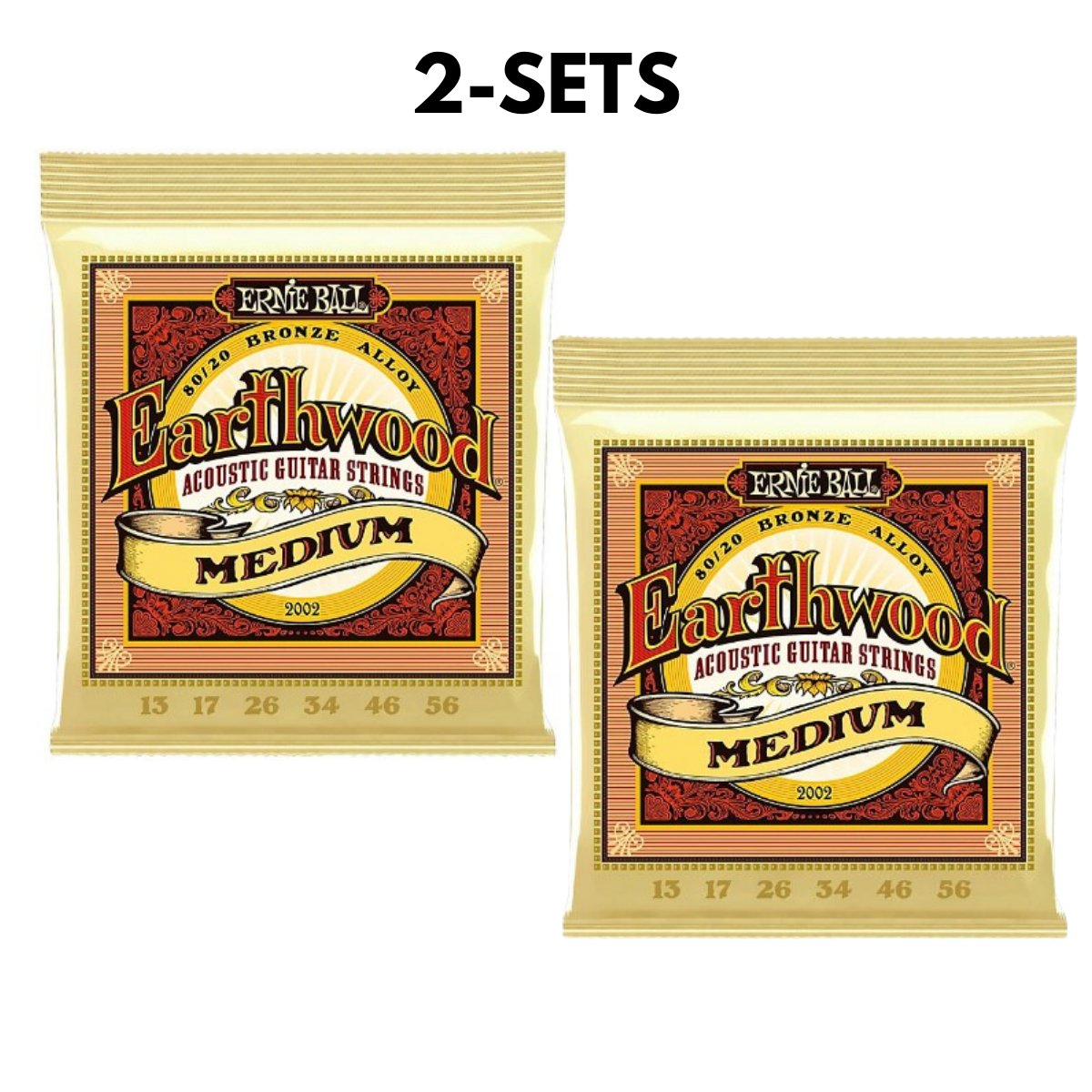 Ernie Ball Medium 80/20 Bronze 13-56 Acoustic Guitar Strings 2002 SEE OPTIONS - Picture 11 of 17