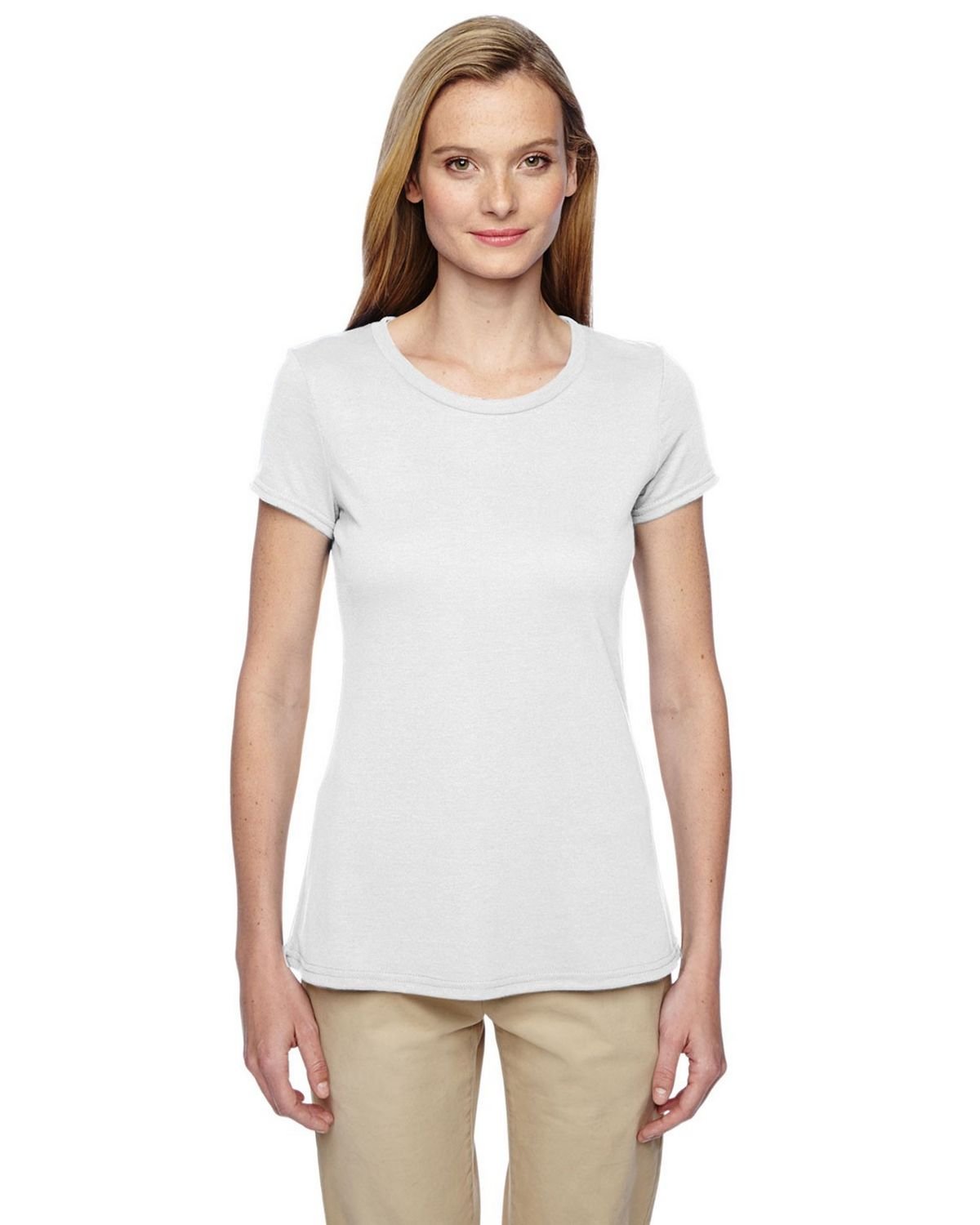 Jerzees 21WR donna 5,3 once T-Shirt Sportiva Poliestere Confezione da 2 T-Shirt Vestibilità Secca Vuota - Foto 7 di 7