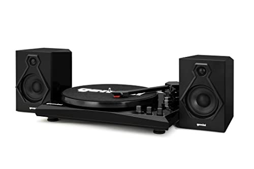 Gemini TT-900BR Bluetooth Vinyl Record Player Stereo Speaker Systems   Turntable