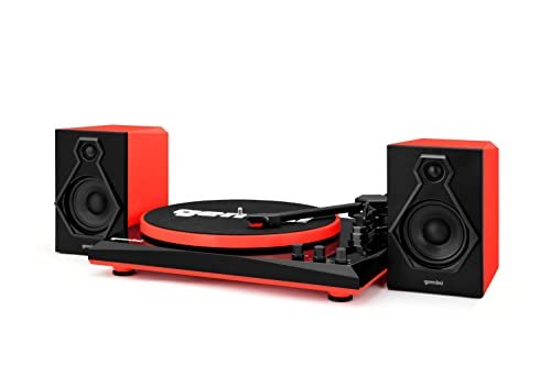 Gemini TT-900BR Bluetooth Vinyl Record Player Stereo Speaker Systems   Turntable