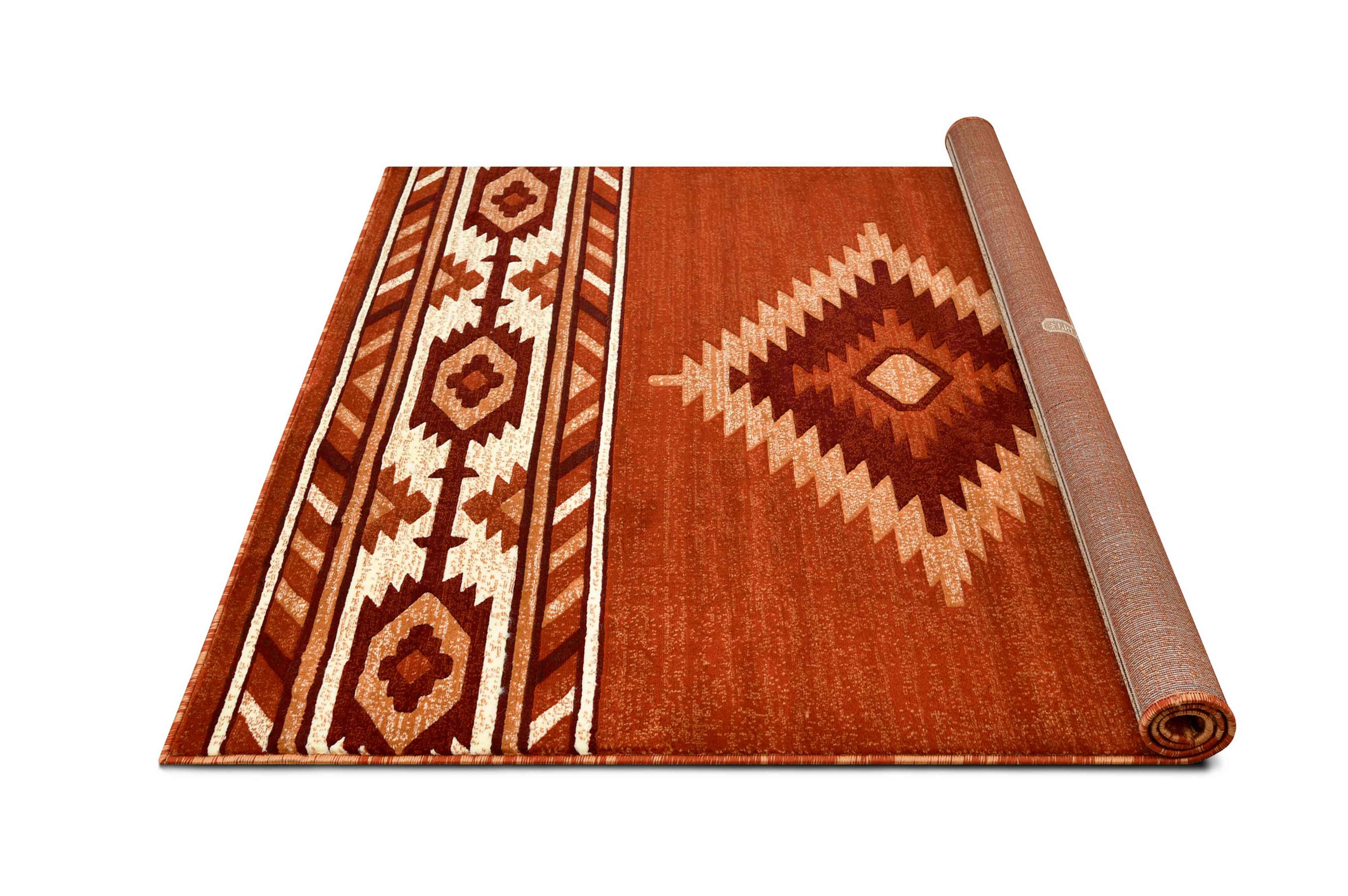 HR Southwestern Rugs for Cabin Tribal Medallion Carpet for Livingroom - Picture 84 of 95