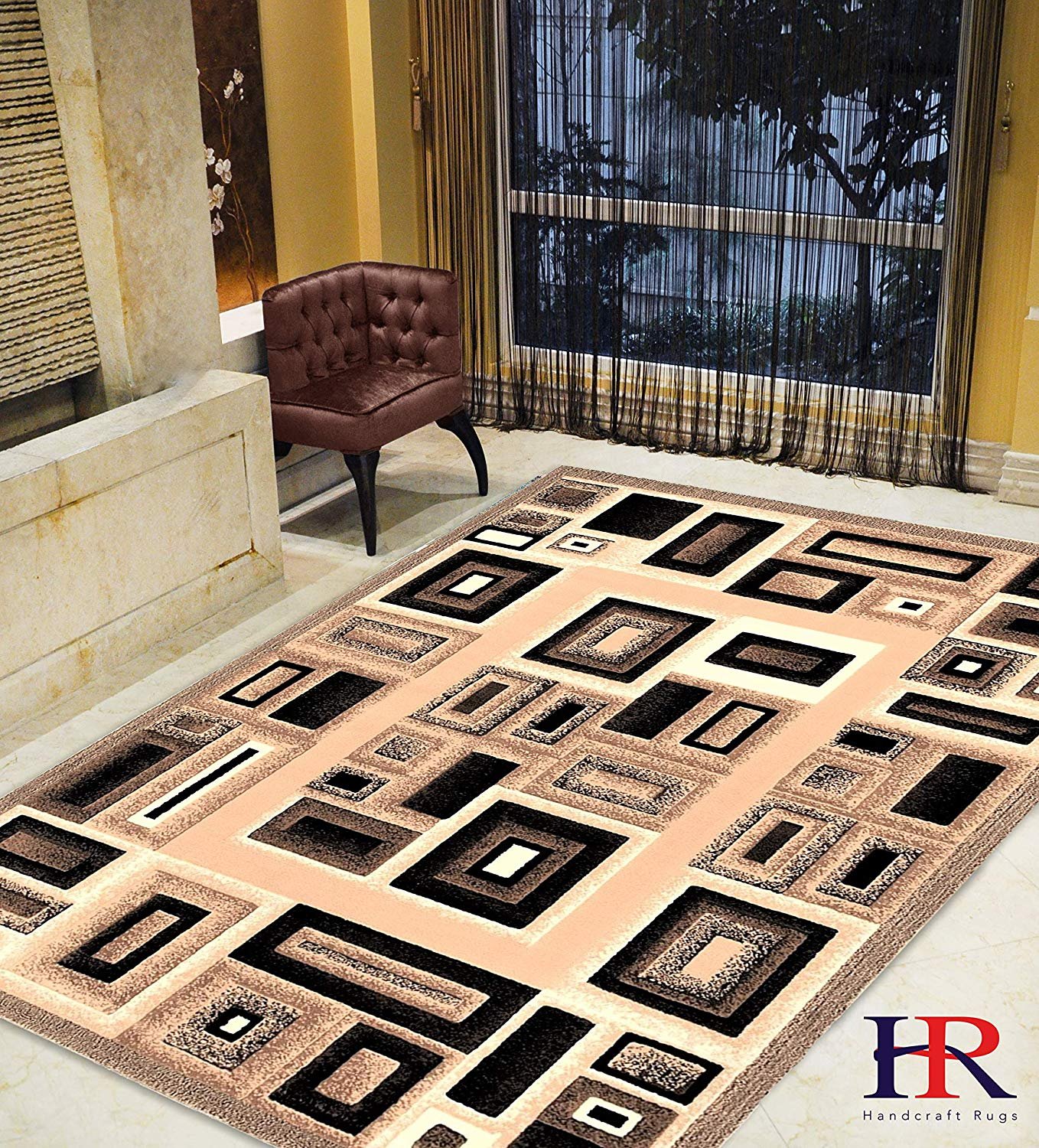 Area Rugs Modern Contemporary Abstract 8x10 Rug For Home Decor Flooring Carpet 