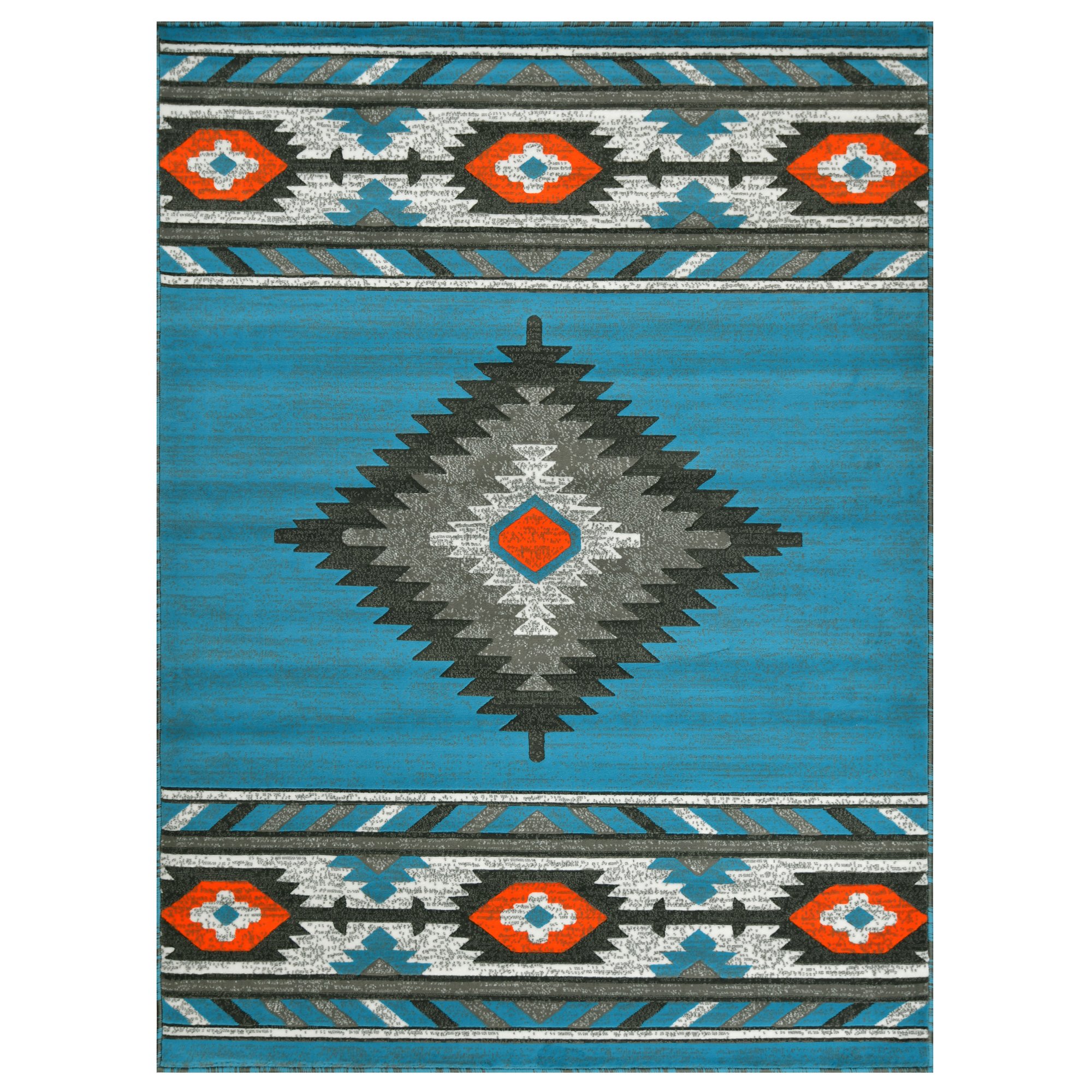 HR Southwestern Rugs for Cabin Tribal Medallion Carpet for Livingroom - Picture 50 of 95
