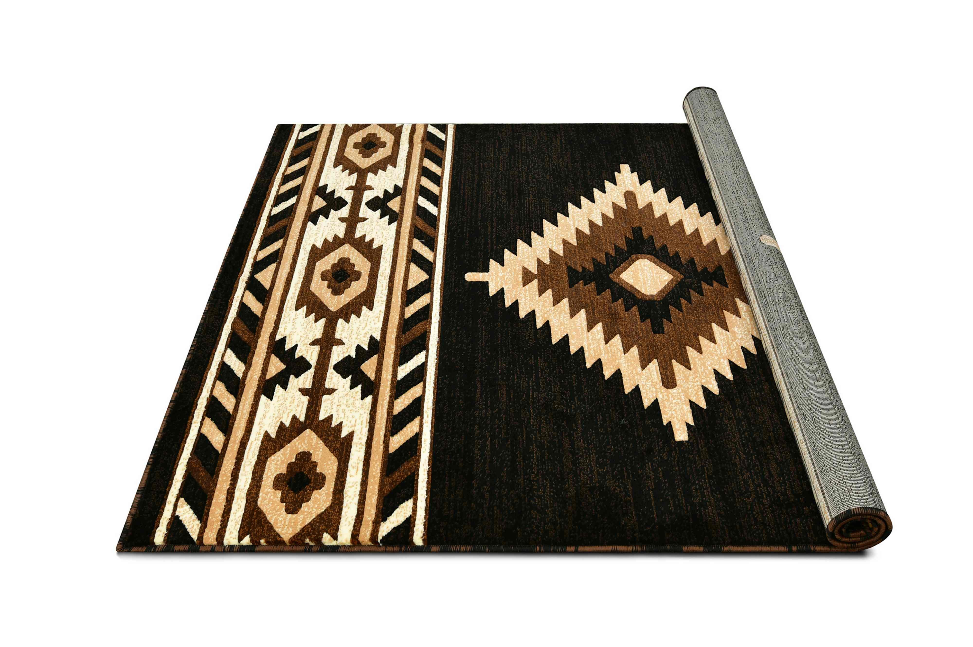 HR Southwestern Rugs for Cabin Tribal Medallion Carpet for Livingroom - Picture 16 of 95