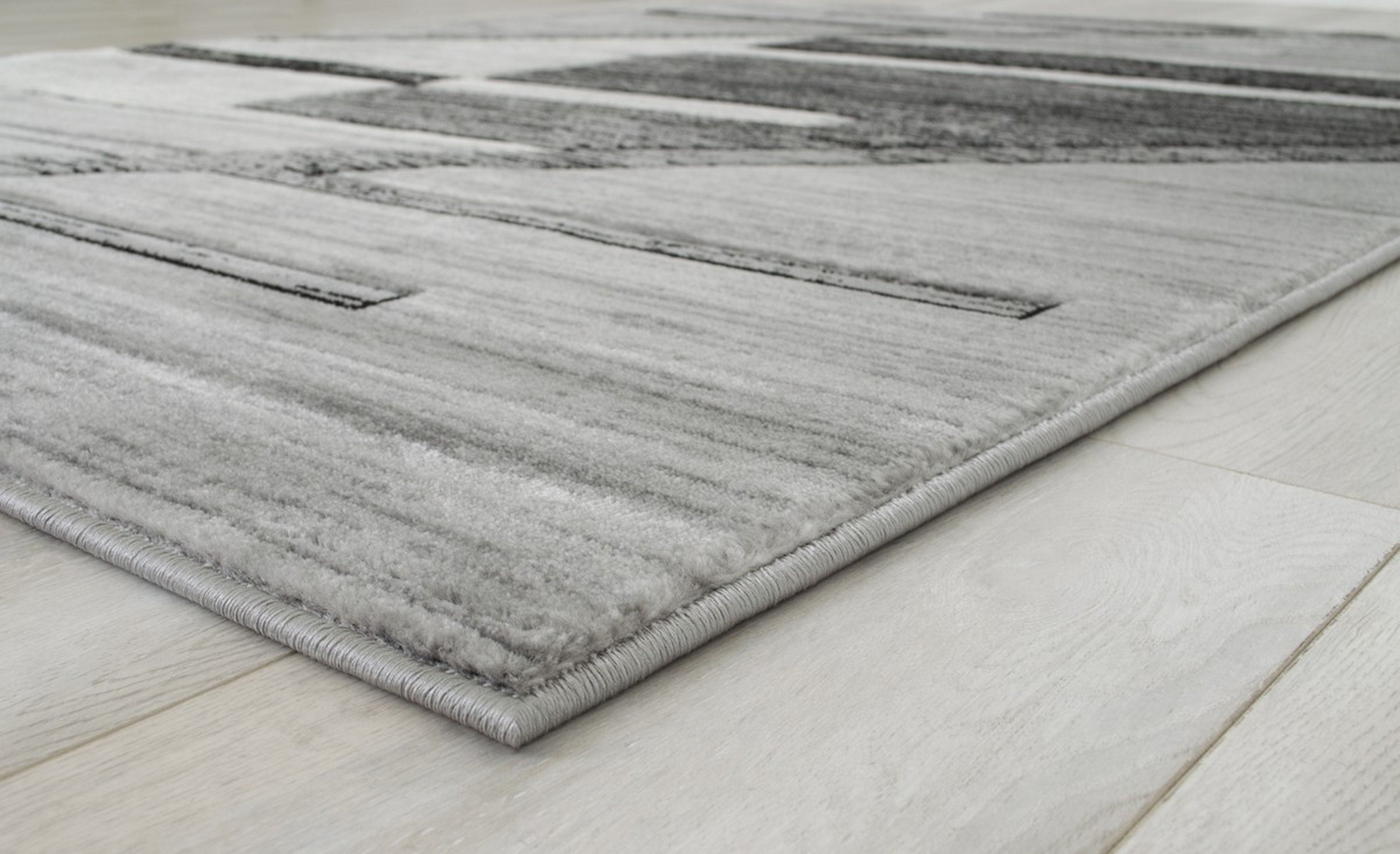Monochromatic Rug/Linier Design Modern Contemporary Hand Carved Area... - Picture 15 of 28