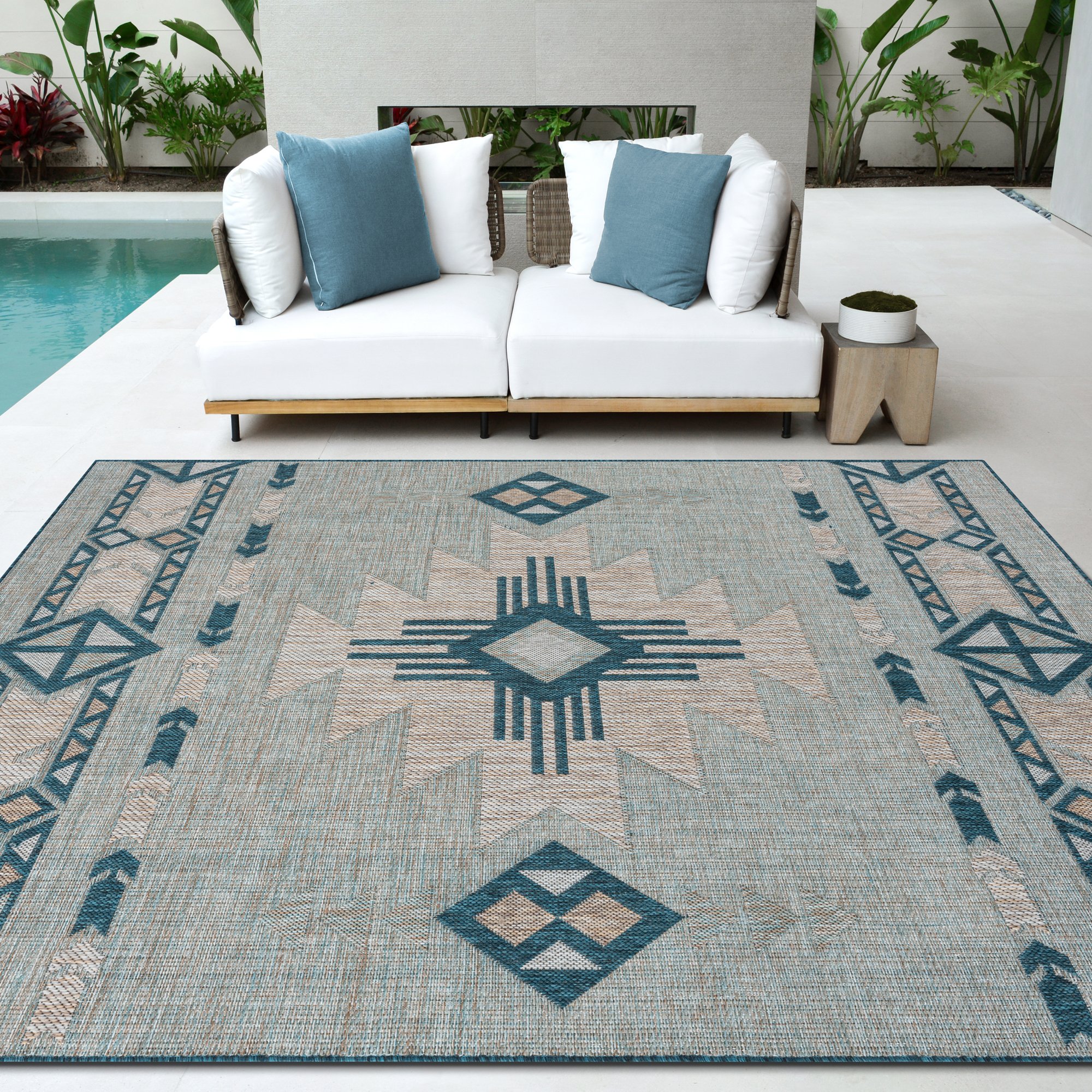 Southwestern outdoor deals rug