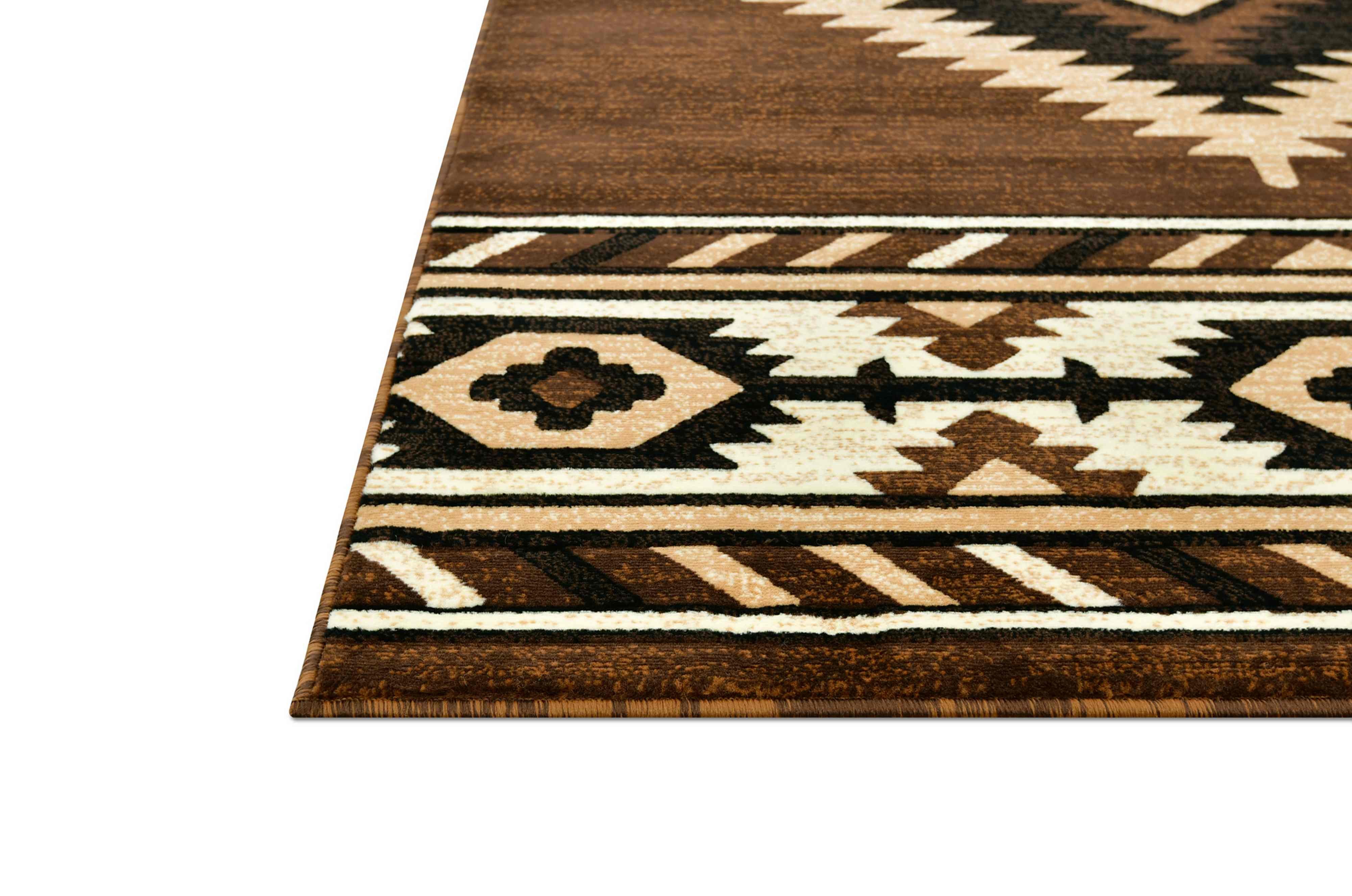 HR Southwestern Rugs for Cabin Tribal Medallion Carpet for Livingroom - Picture 63 of 95