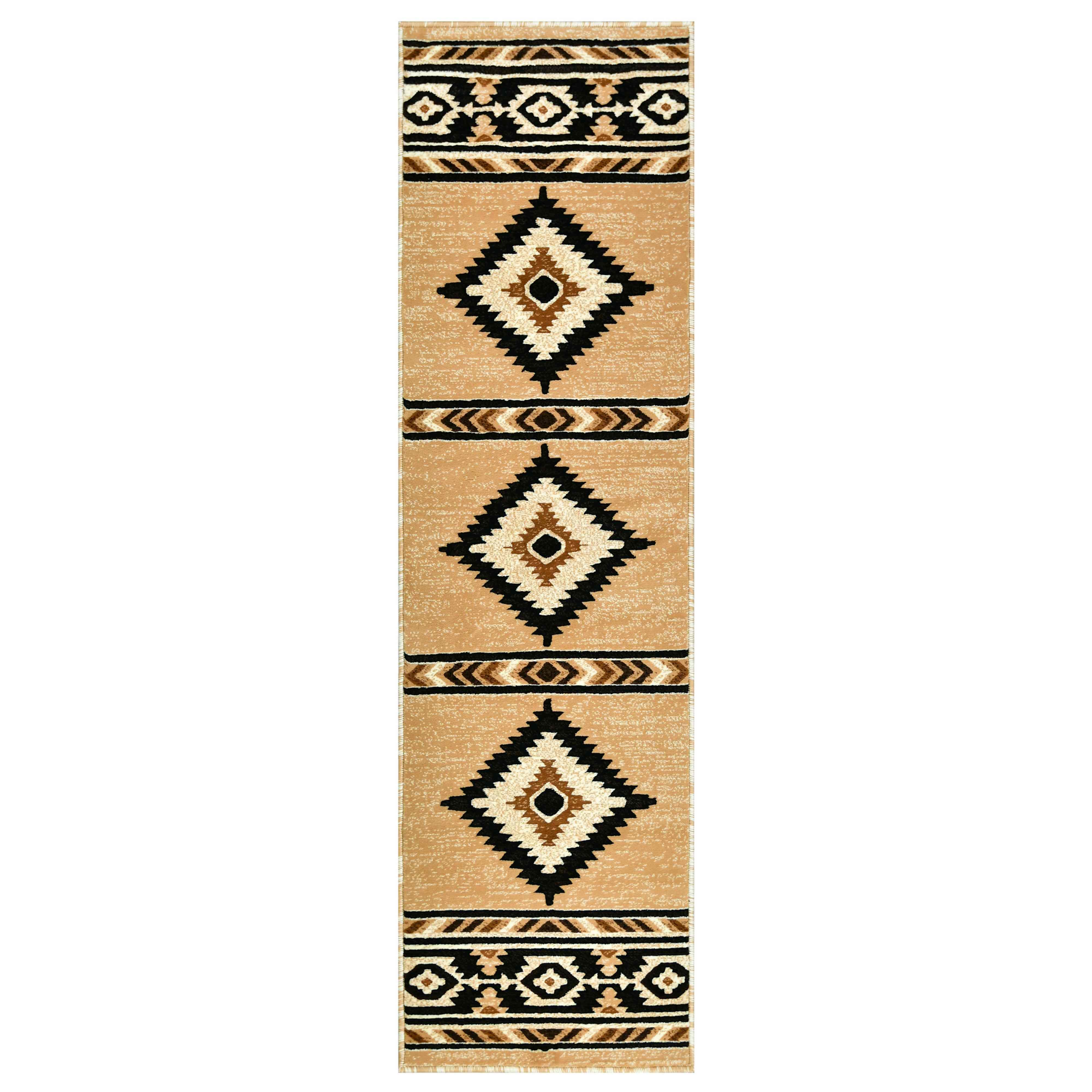 HR Southwestern Rugs for Cabin Tribal Medallion Carpet for Livingroom - Picture 90 of 95