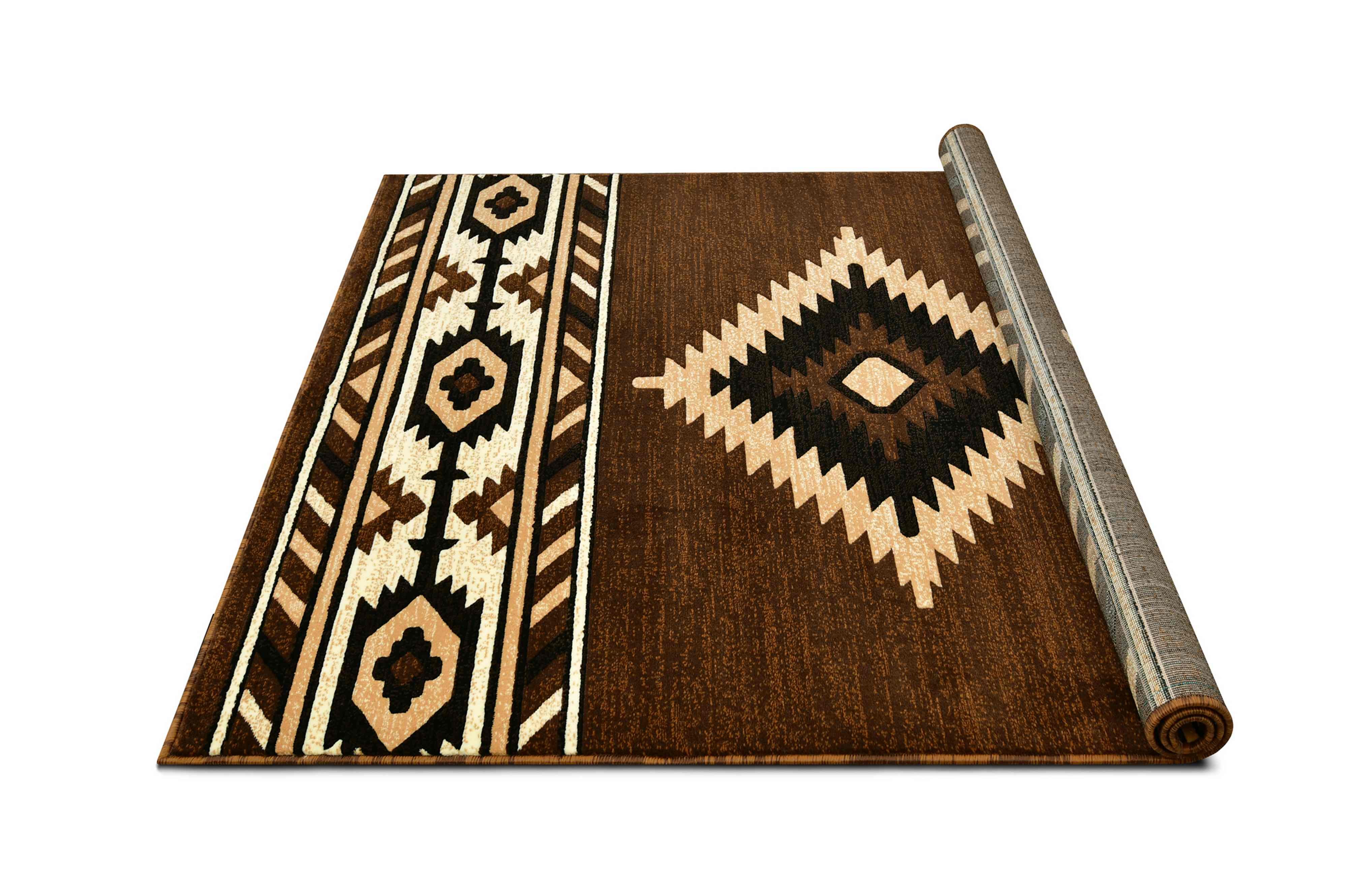 HR Southwestern Rugs for Cabin Tribal Medallion Carpet for Livingroom - Picture 64 of 95