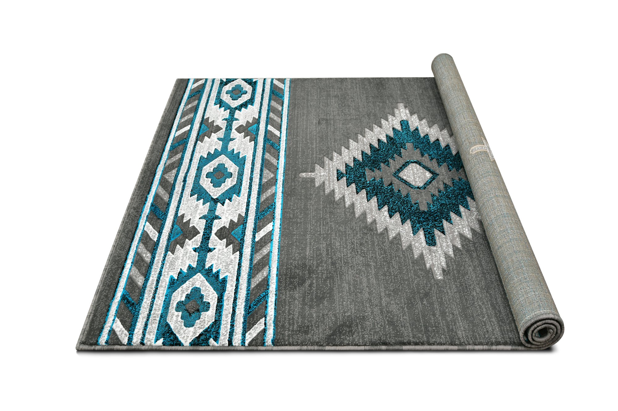 HR Southwestern Rugs for Cabin Tribal Medallion Carpet for Livingroom - Picture 33 of 95