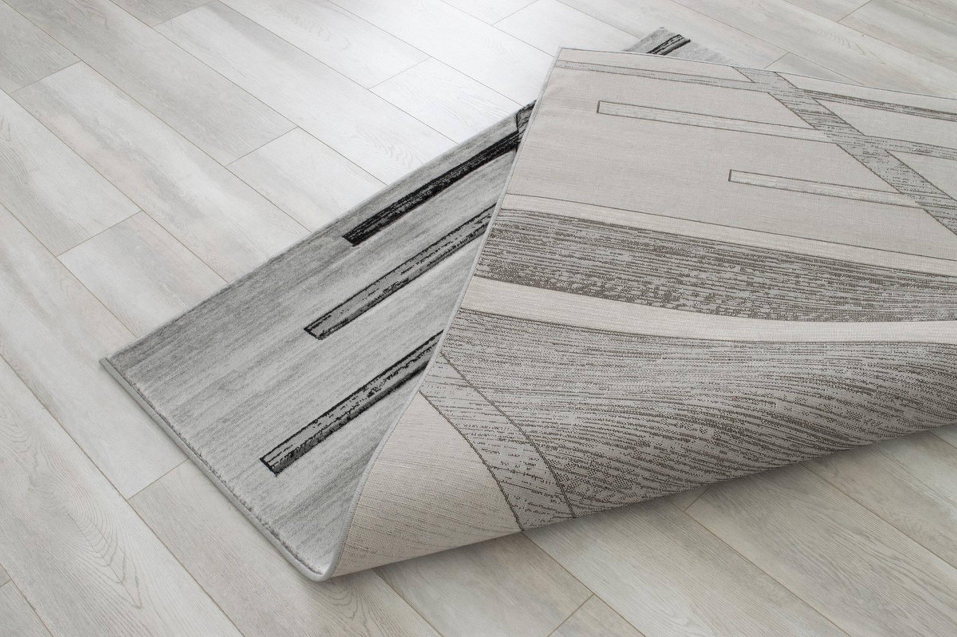 Monochromatic Rug/Linier Design Modern Contemporary Hand Carved Area... - Picture 12 of 28