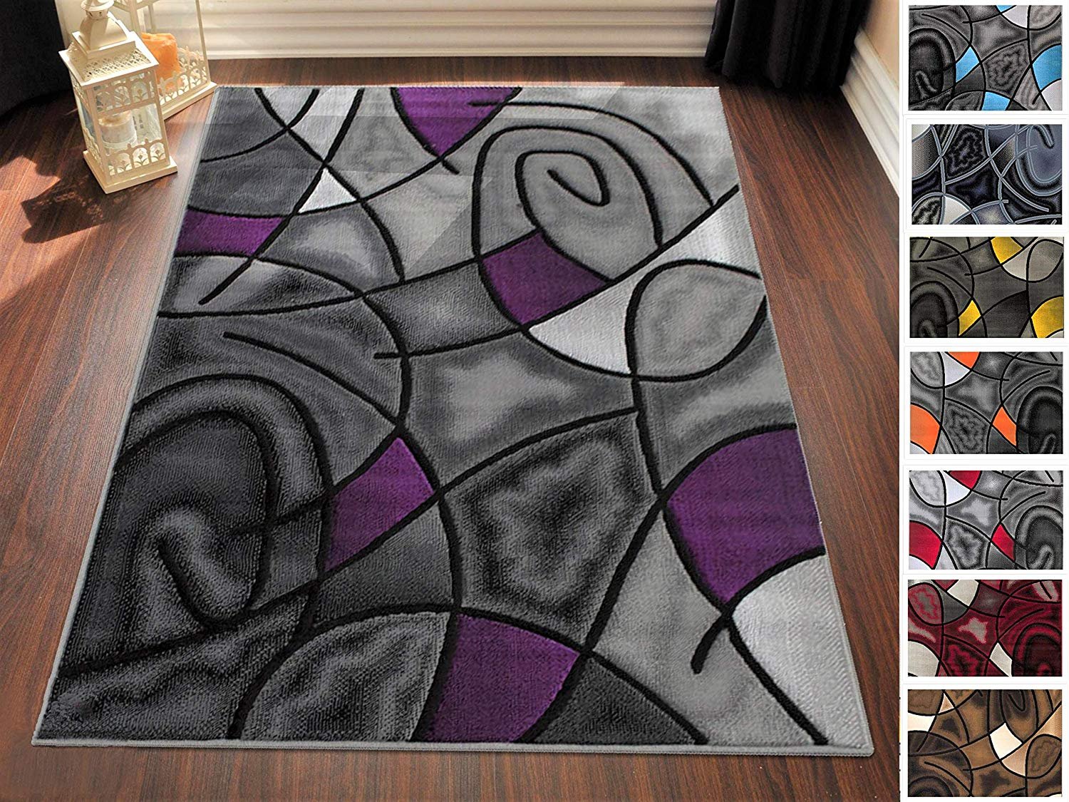 Area Rug ST30 Contemporary Modern Abstract 5x7 8x10 2x3 2x7 Size 