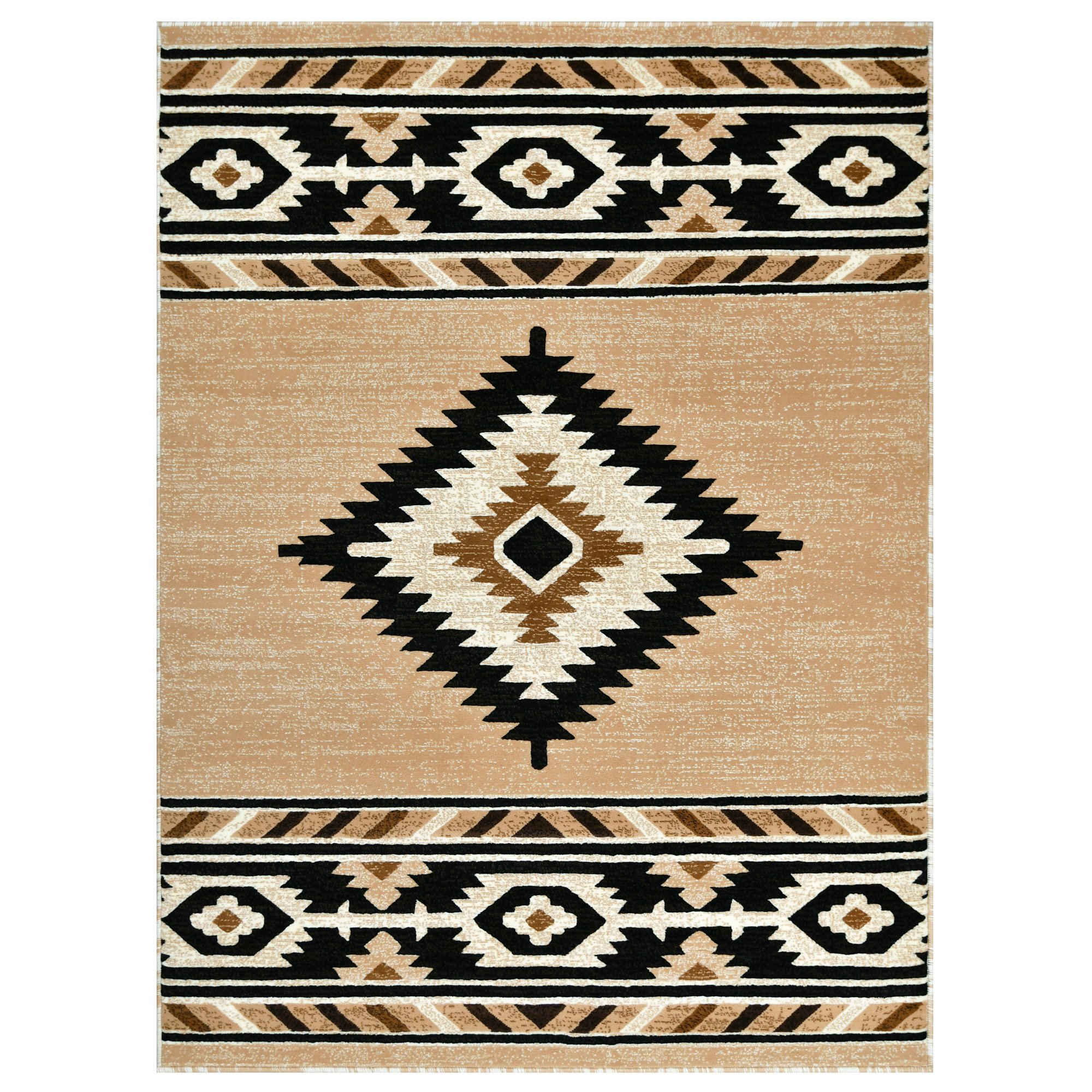 HR Southwestern Rugs for Cabin Tribal Medallion Carpet for Livingroom - Picture 88 of 95