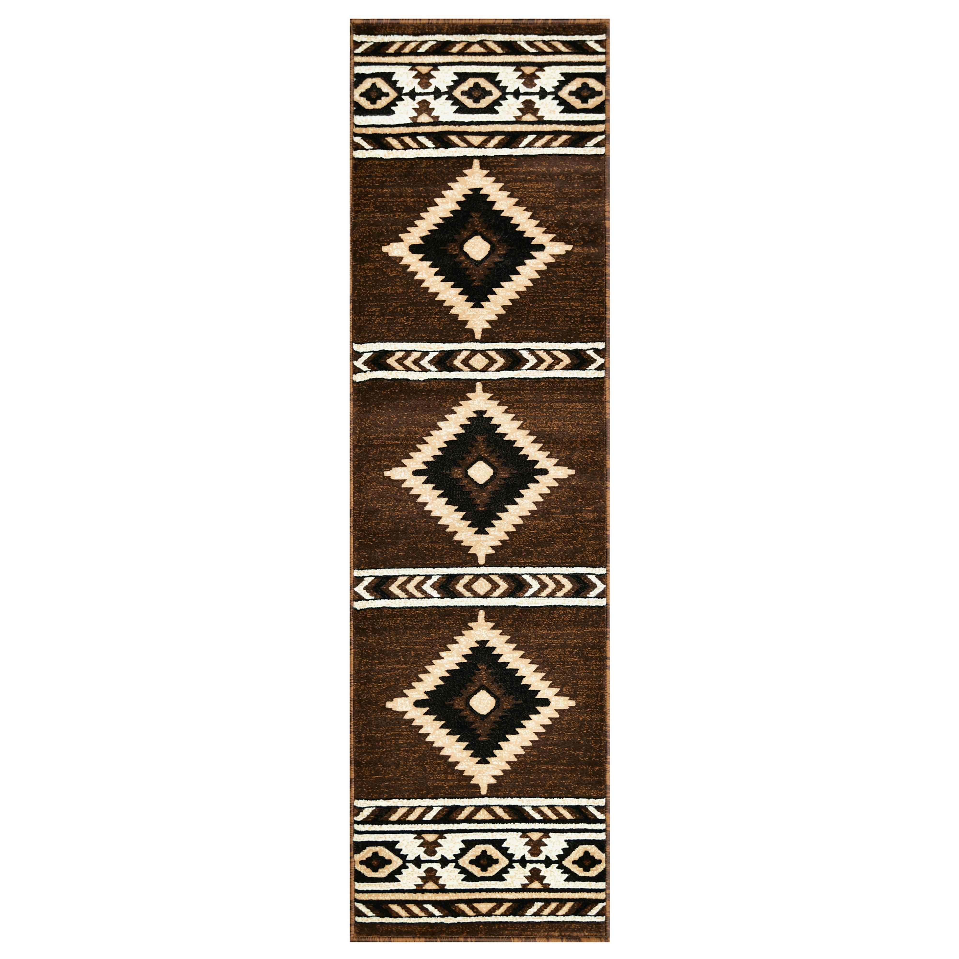 HR Southwestern Rugs for Cabin Tribal Medallion Carpet for Livingroom - Picture 61 of 95