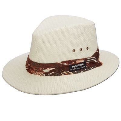 "Panama Jack Tejido Mate Toyo Safari Sombrero, UPF 50+ Protección Solar UVA/UVB, 2 1/2" - Imagen 7 de 7