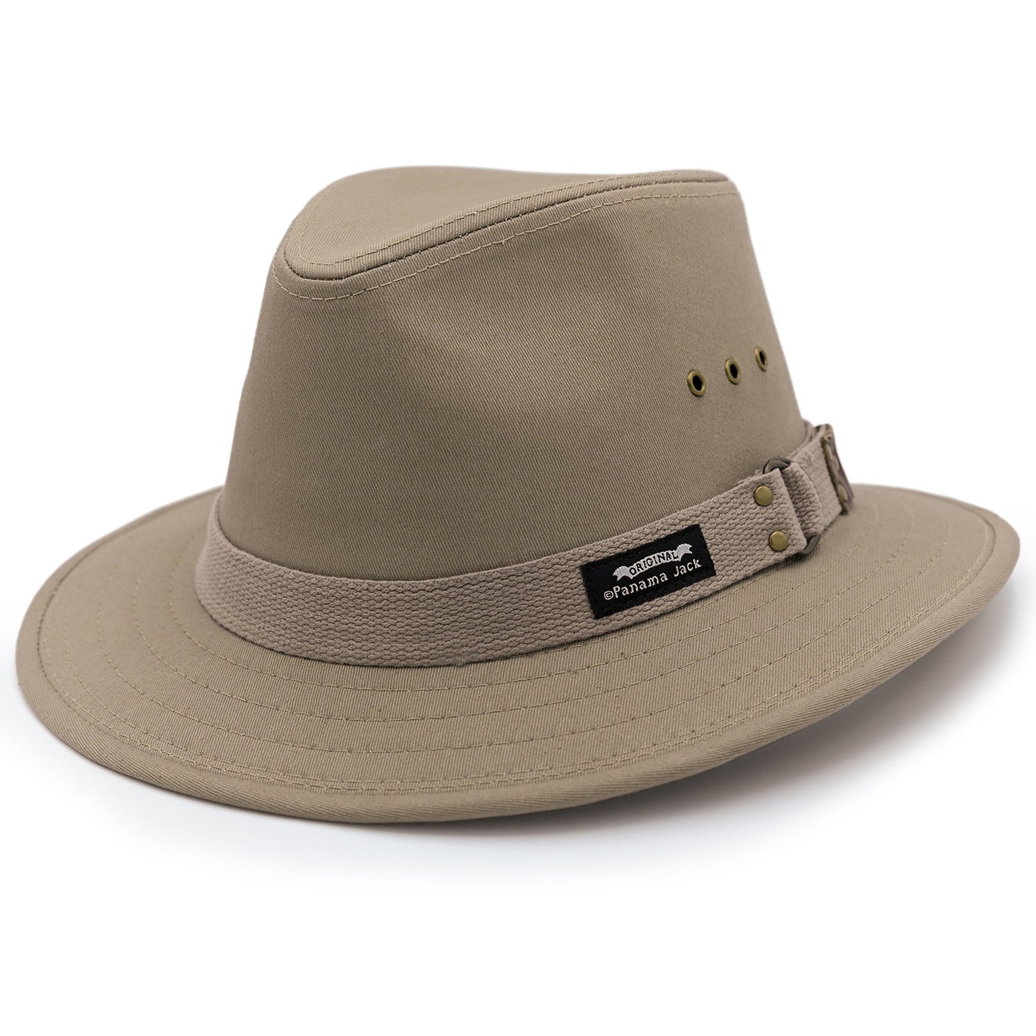 Panama Jack Men s Original Canvas Safari Sun Hat 2 1 2 Brim UPF SPF 50 eBay