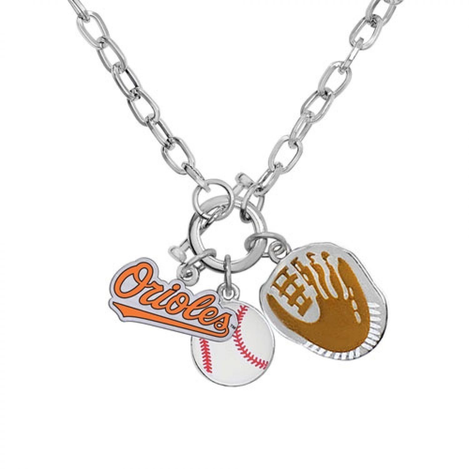 Baltimore Orioles Officially Licensed Charm Necklace 101570 - Picture 1 of 1