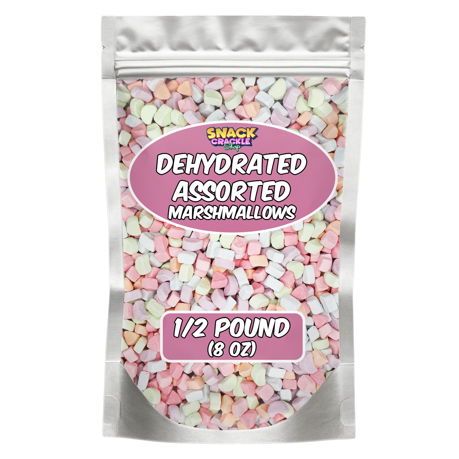 Dehydrated Assorted Marshmallows – Bulk Bag of Colorful Cereal Style Mini... - Picture 8 of 8