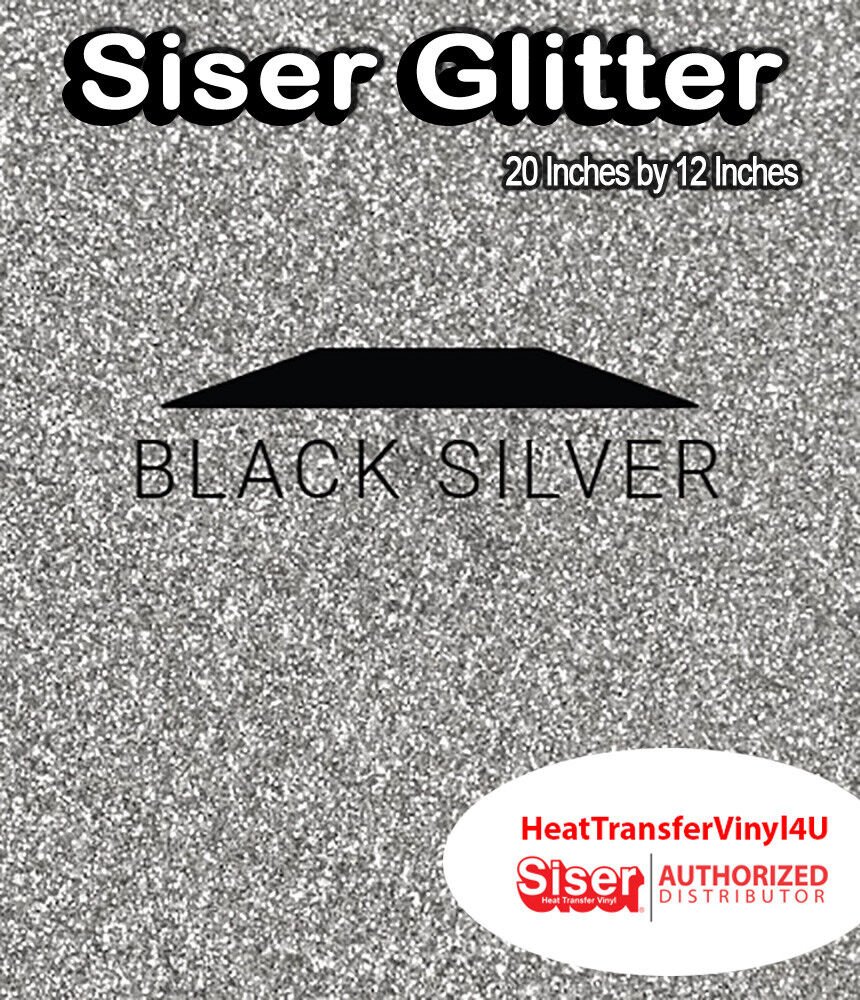 Siser Glitter Iron On Heat Transfer Vinyl 20" x 12" *COMBINED SHIPPING DISCOUNT*