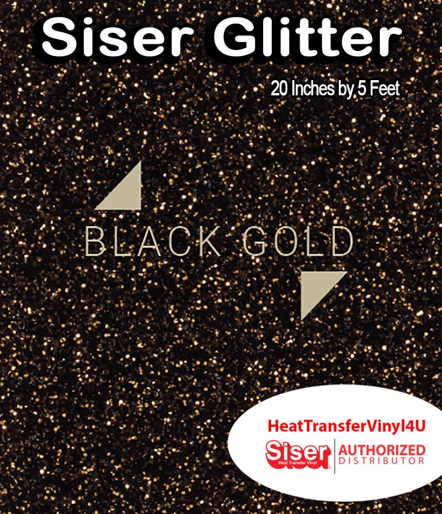 Siser Glitter Iron On Heat Transfer Vinyl 20 Inches by 5 Feet *FREE SHIPPING*