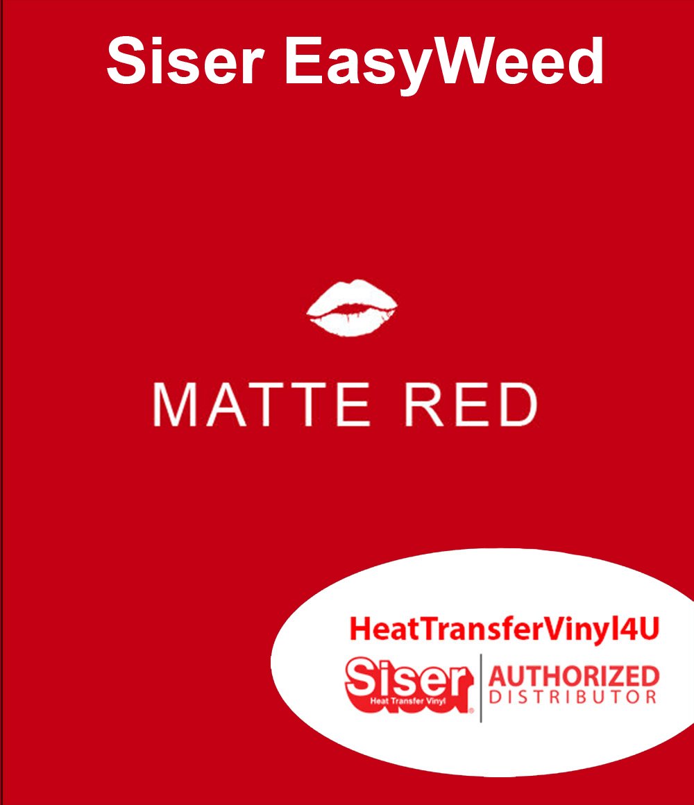 Siser EasyWeed Iron On Heat Transfer Vinyl For Garments 12 Inches by 10 Feet