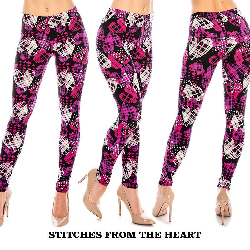 Soft Love and Hearts Leggings for Women *Free Shipping* - Picture 9 of 9