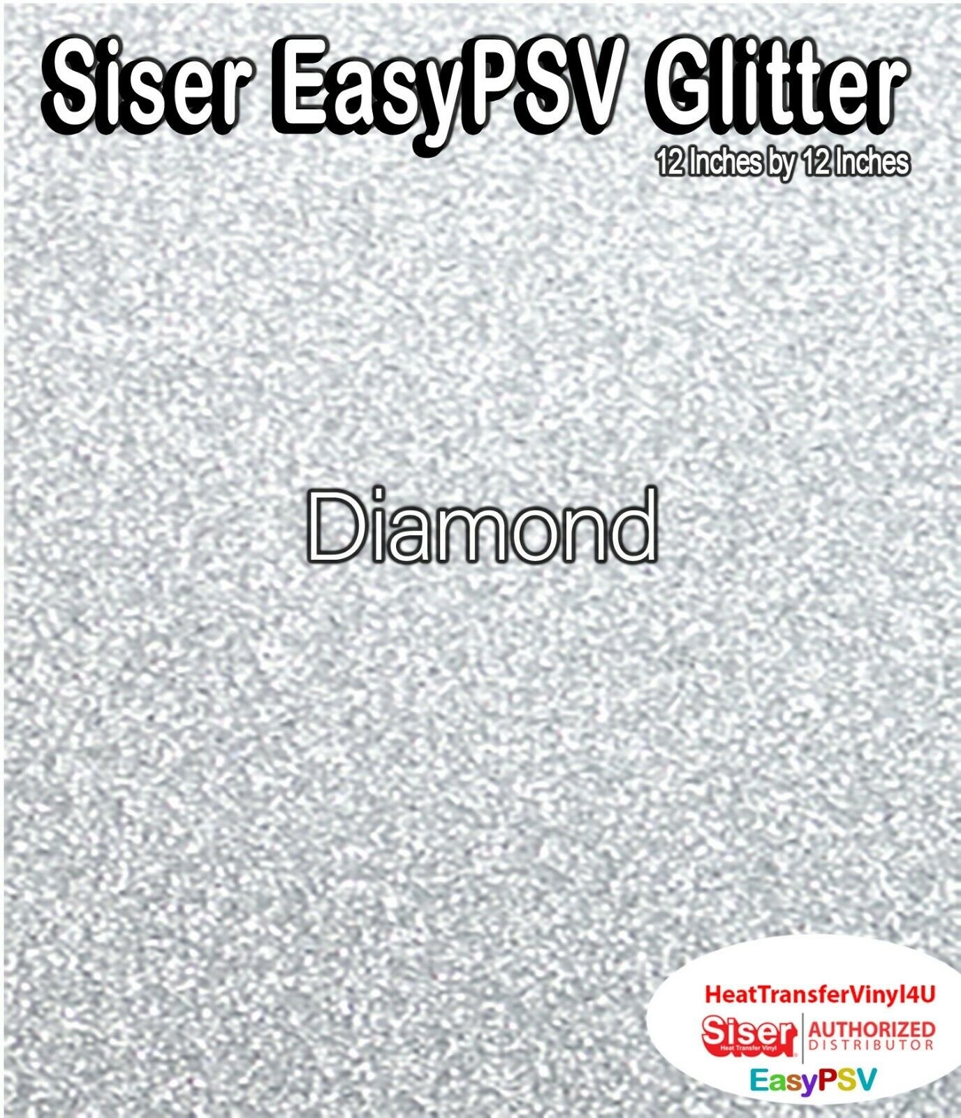 EasyPSV Glitter Adhesive (Sign) Craft Vinyl 12" x 12" *FREE SHIPPING*