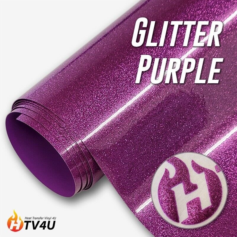 HTV4U - Puff Glitter Heat Transfer Vinyl 20" x 12" (Foot) *Puffy vinyl