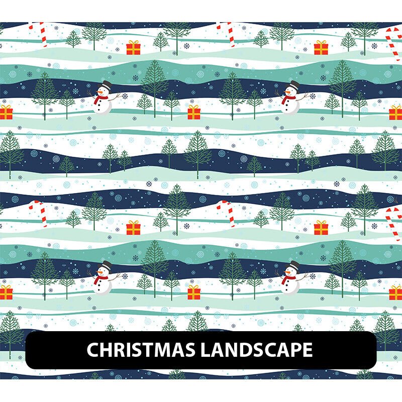 Christmas Patterned Adhesive Vinyl 13.5" ROLL **FREE SHIPPING** - Bild 27 von 72