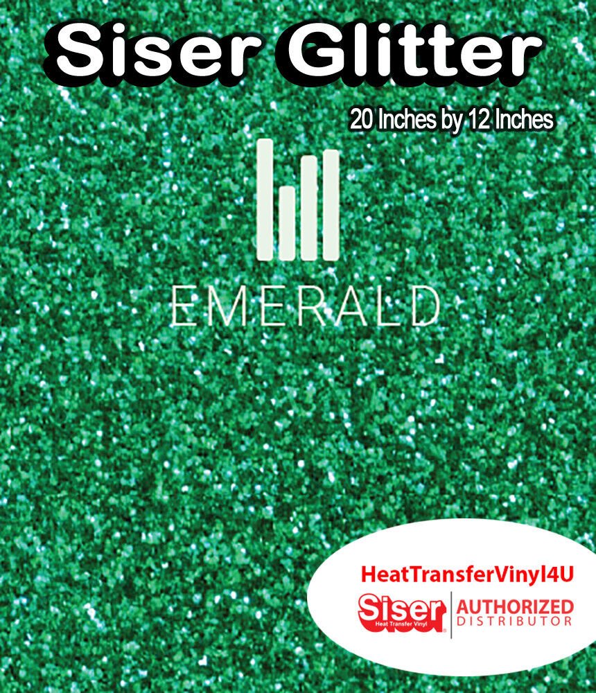 Siser Glitter Iron On Heat Transfer Vinyl 20" x 12" *COMBINED SHIPPING DISCOUNT*