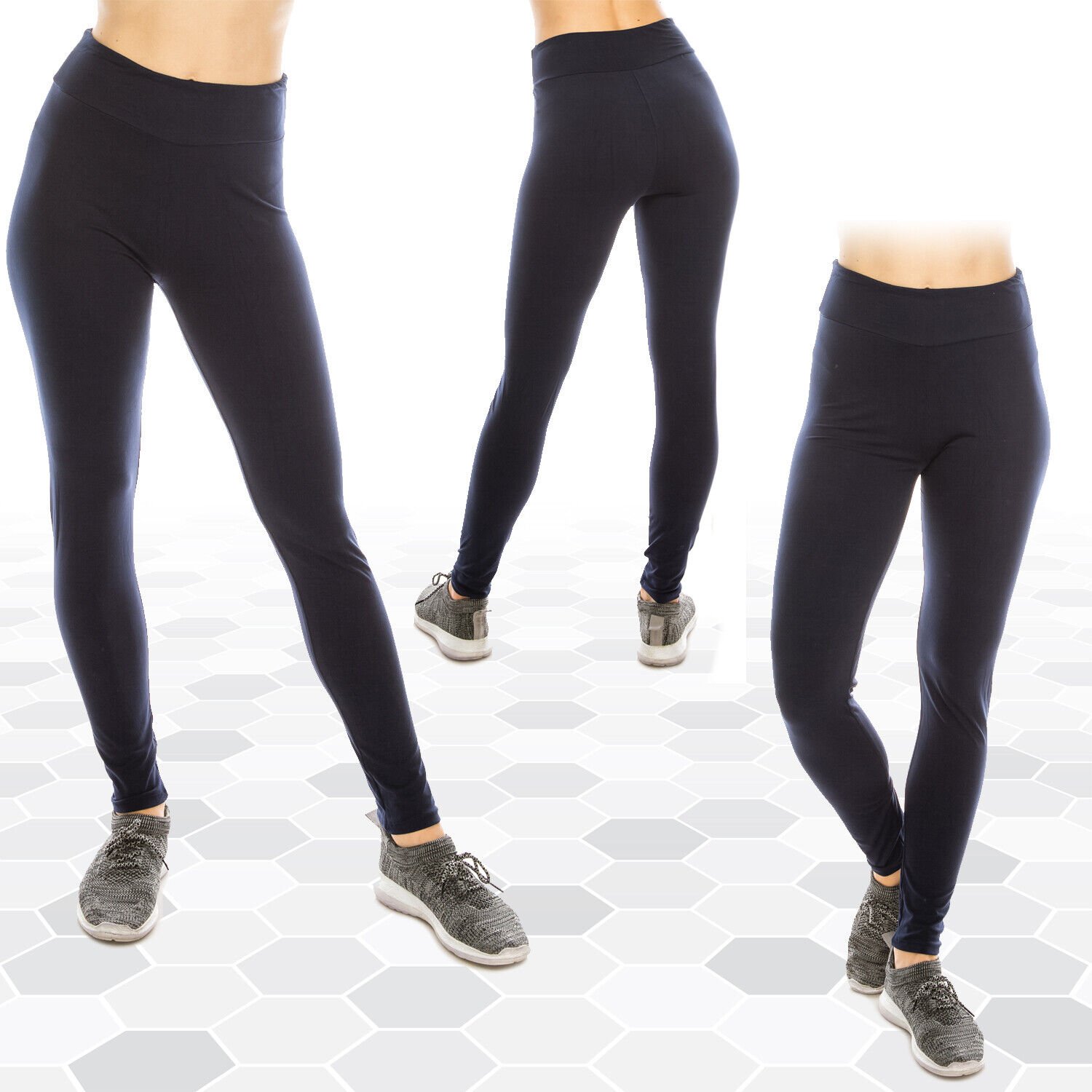Womens Ultra Soft High Waist Yoga Leggings (Patterned and Solid) *FREE SHIPPING* - Picture 28 of 40