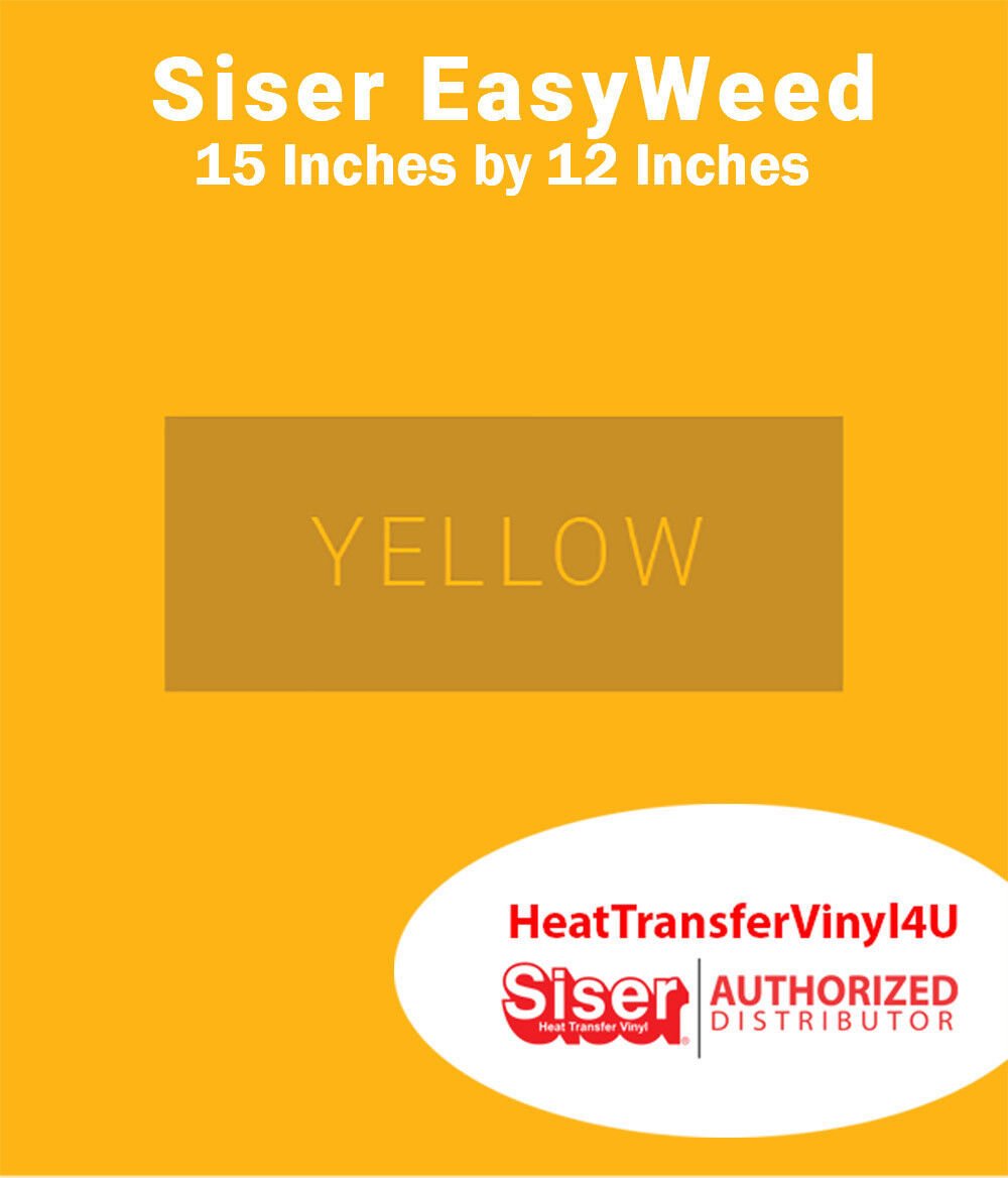 Siser EasyWeed Iron On Heat Transfer Vinyl 15" x 12" SHEET FREE SHIPPING