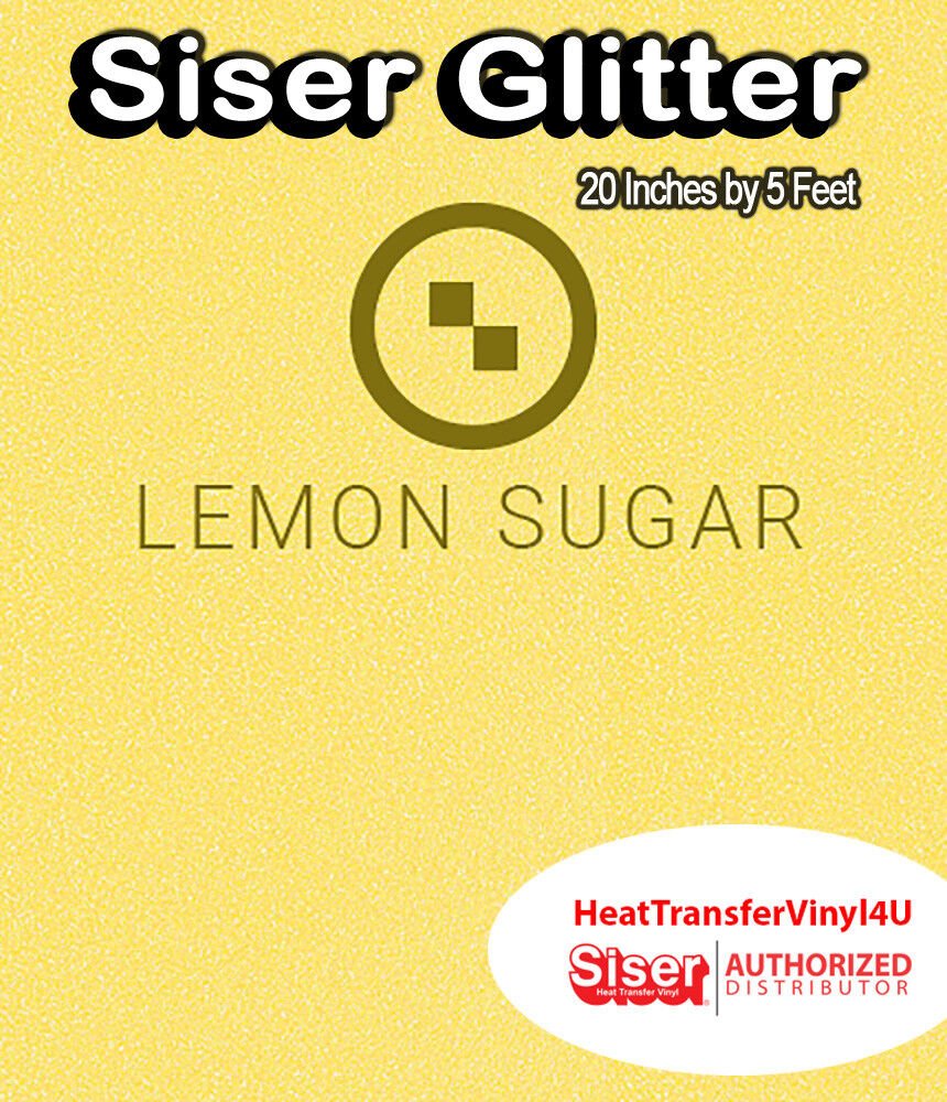 Siser Glitter Iron On Heat Transfer Vinyl 20 Inches by 5 Feet *FREE SHIPPING*