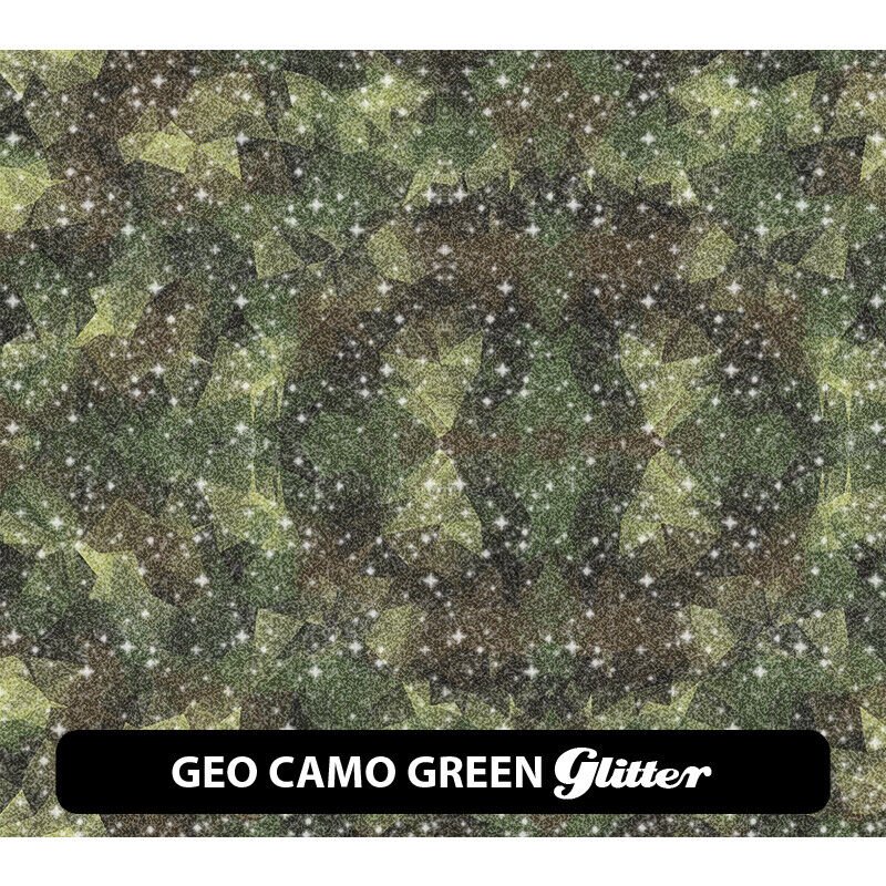 Camouflage Glitter Patterned HTV 12" ROLL **FREE SHIPPING**