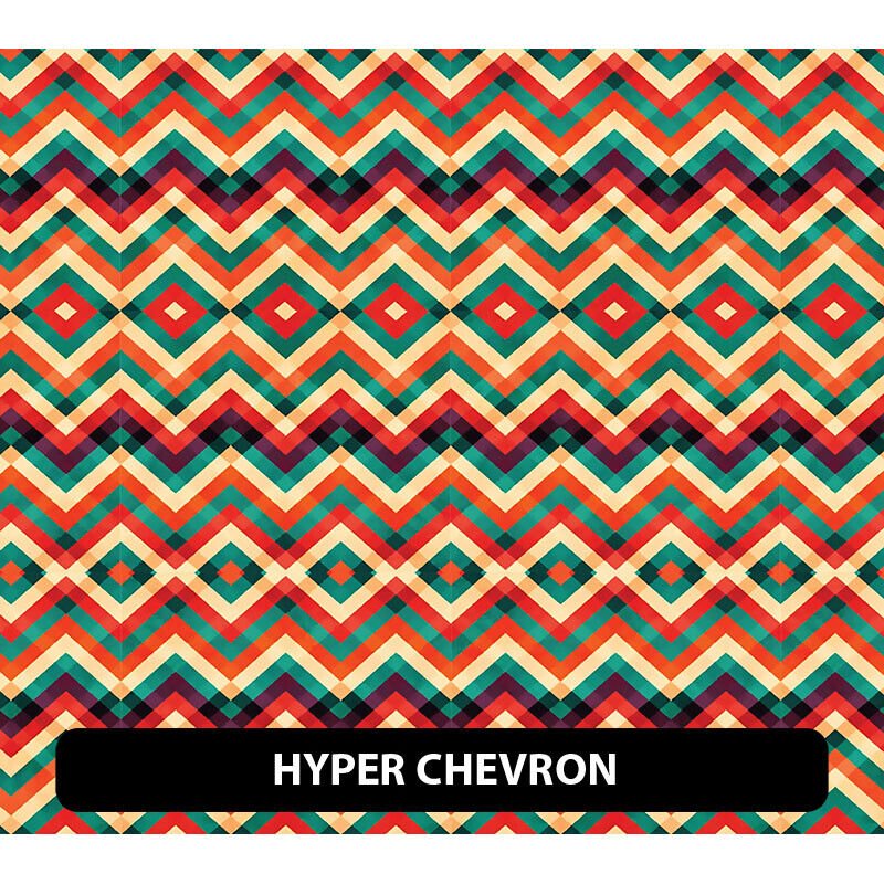 Puffy Pattern Chevron Designs HTV Iron On 12" High Tack Mask Provided