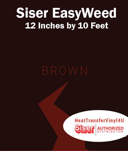 Siser EasyWeed Iron On Heat Transfer Vinyl For Garments 12 Inches by 10 Feet