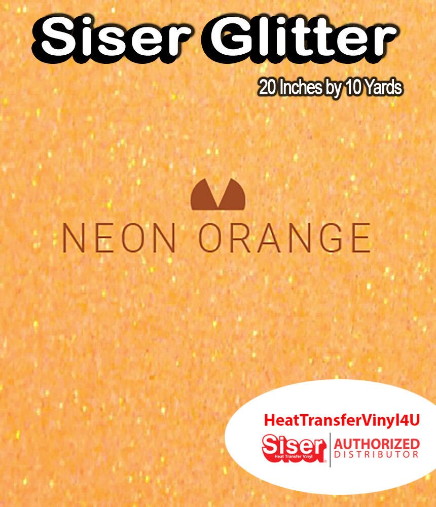 Siser Glitter Iron On Heat Transfer Vinyl For T-Shirts 20" x 10 Yds ( HTV )