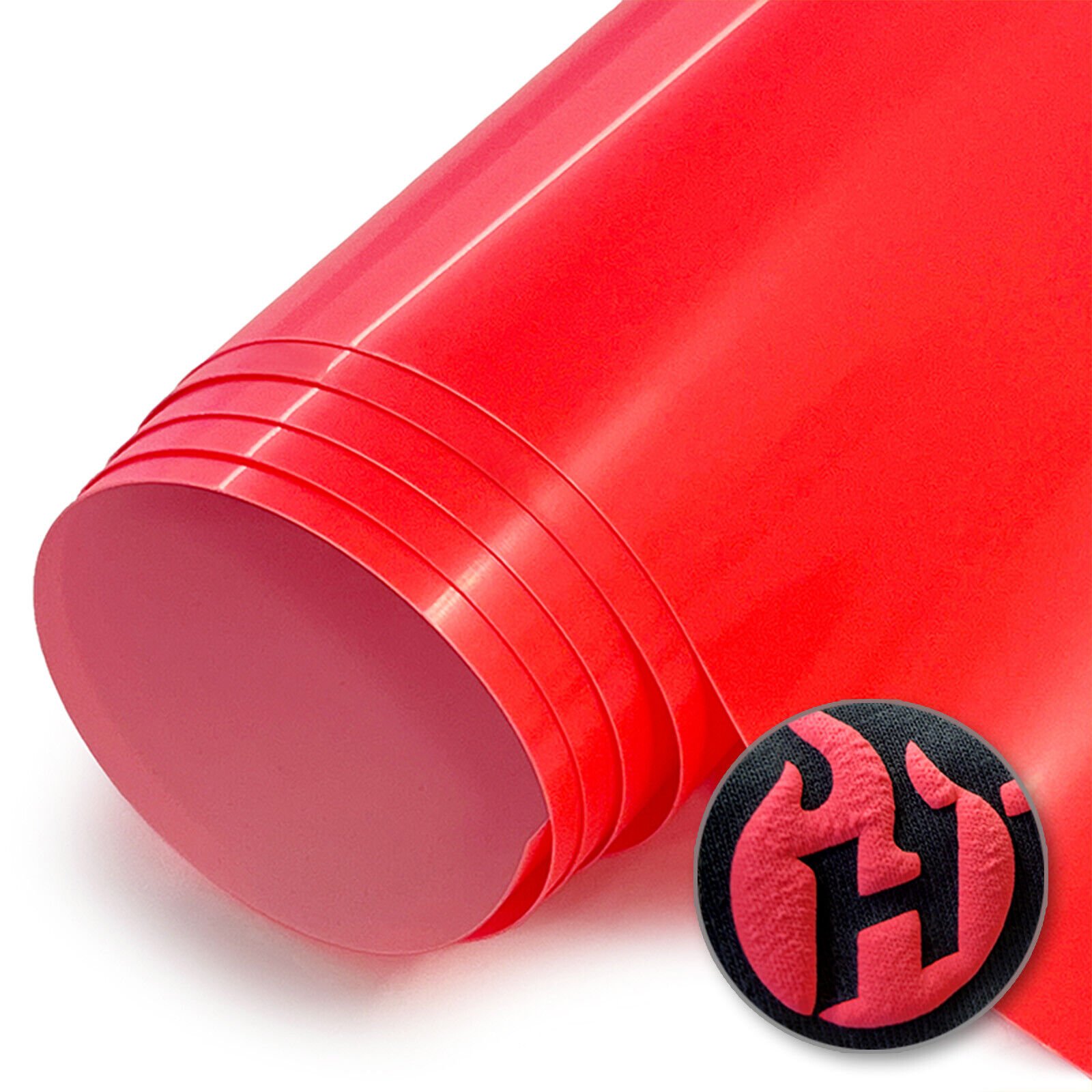 Heat Transfer Vinyl HT- Puff Neon (HTV 3D) 20" Roll **FREE SHIPPING**