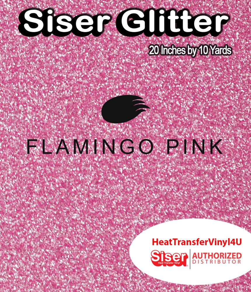 Siser Glitter Iron On Heat Transfer Vinyl For T-Shirts 20" x 10 Yds ( HTV )