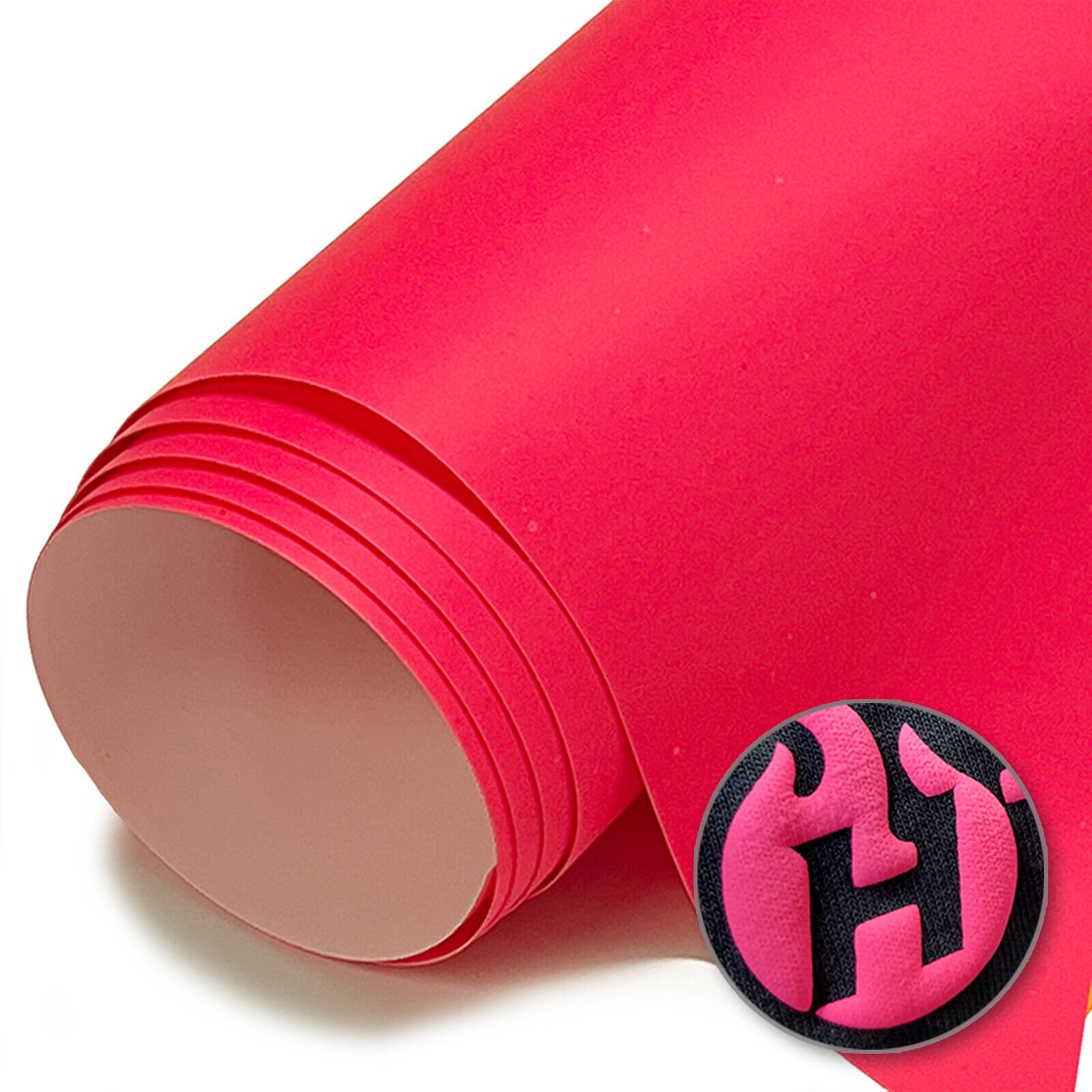 Heat Transfer Vinyl HT- Puff Neon (HTV 3D) 20" Roll **FREE SHIPPING**