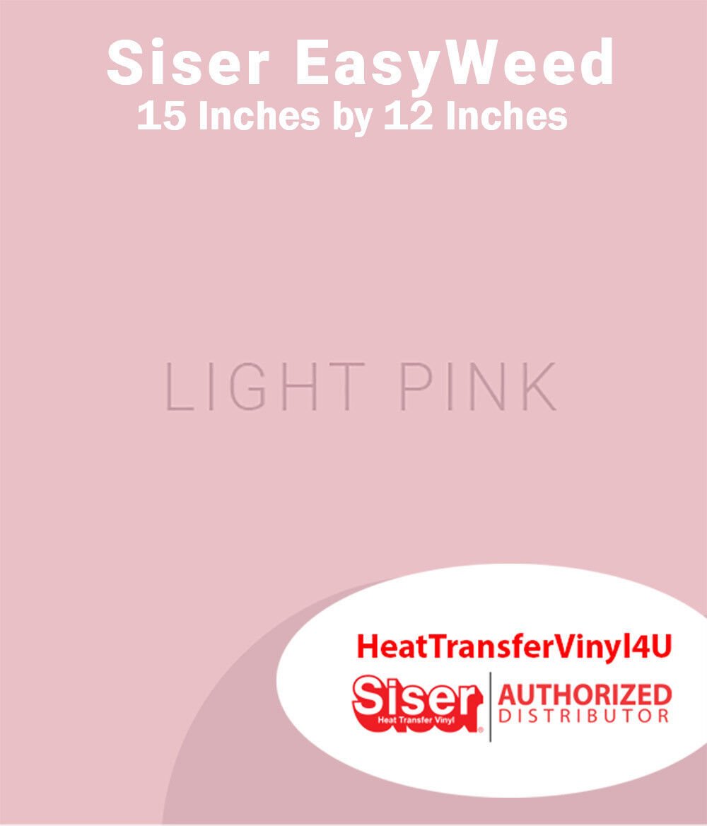 Siser EasyWeed Iron On Heat Transfer Vinyl 15" x 12" SHEET FREE SHIPPING